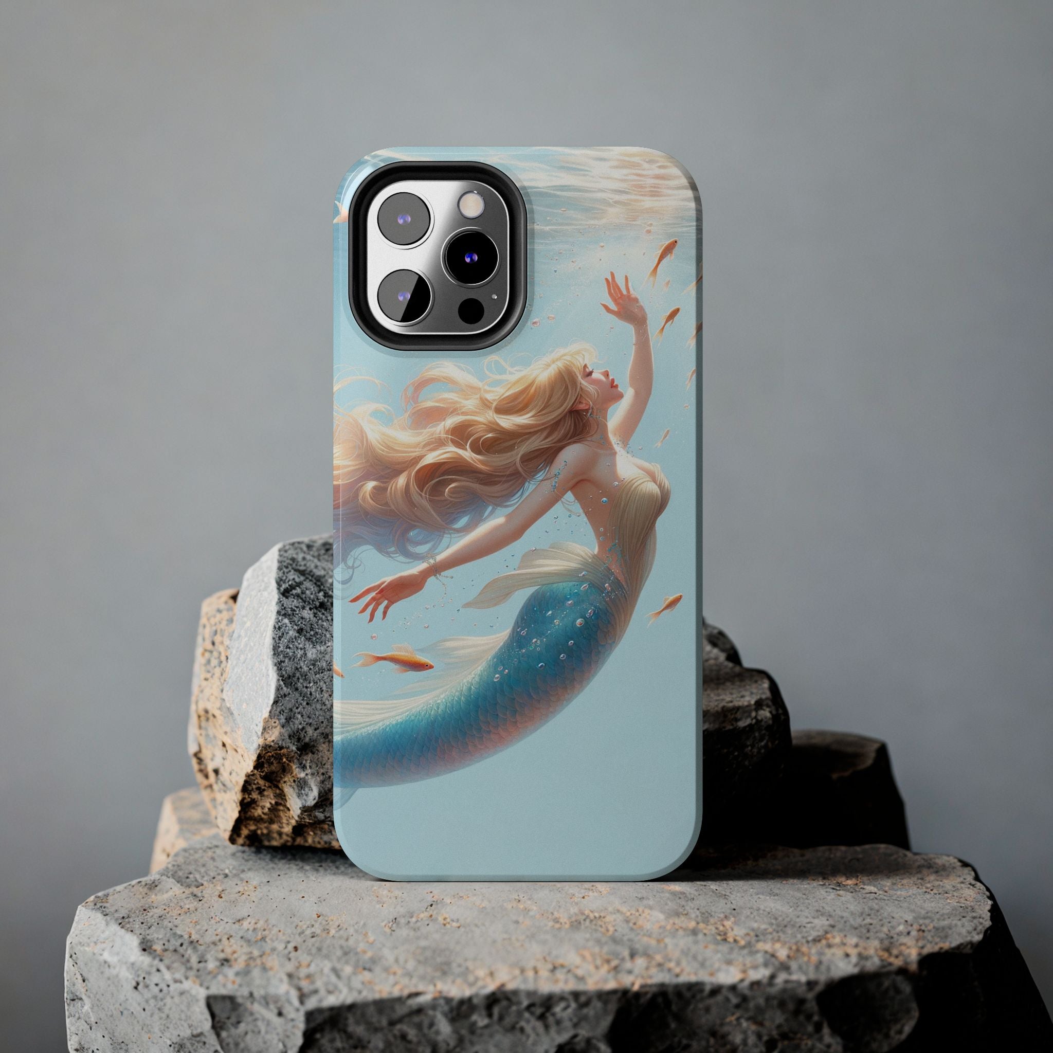 Blond mermaid - Tough Phone Case