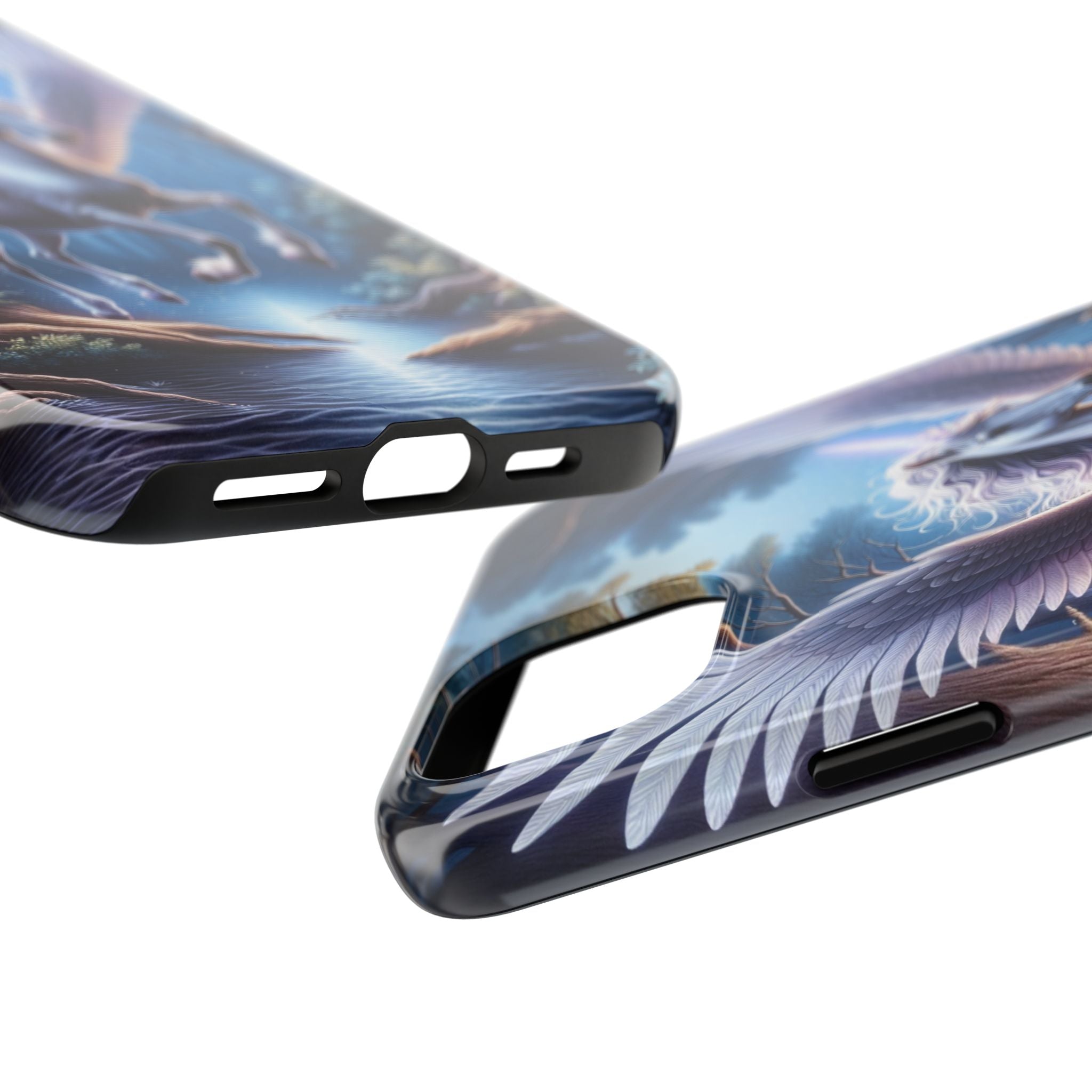 Phone Case - Unicorn Landing in Magical Forest