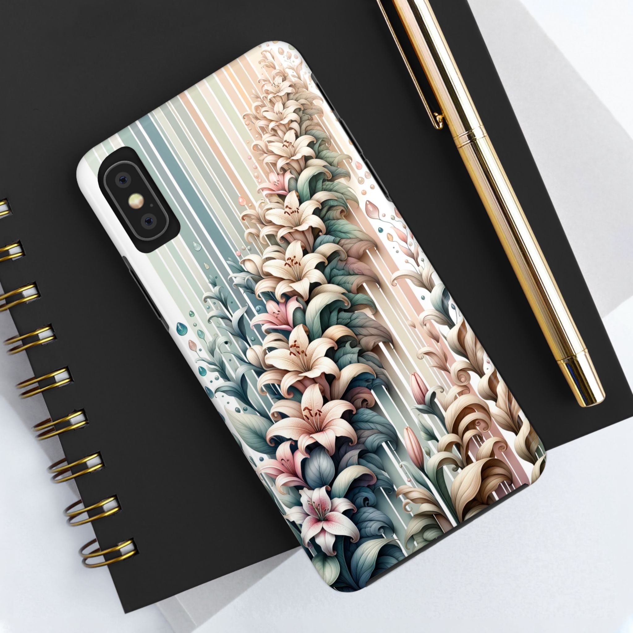 Pastel lilies - Tough Phone Case