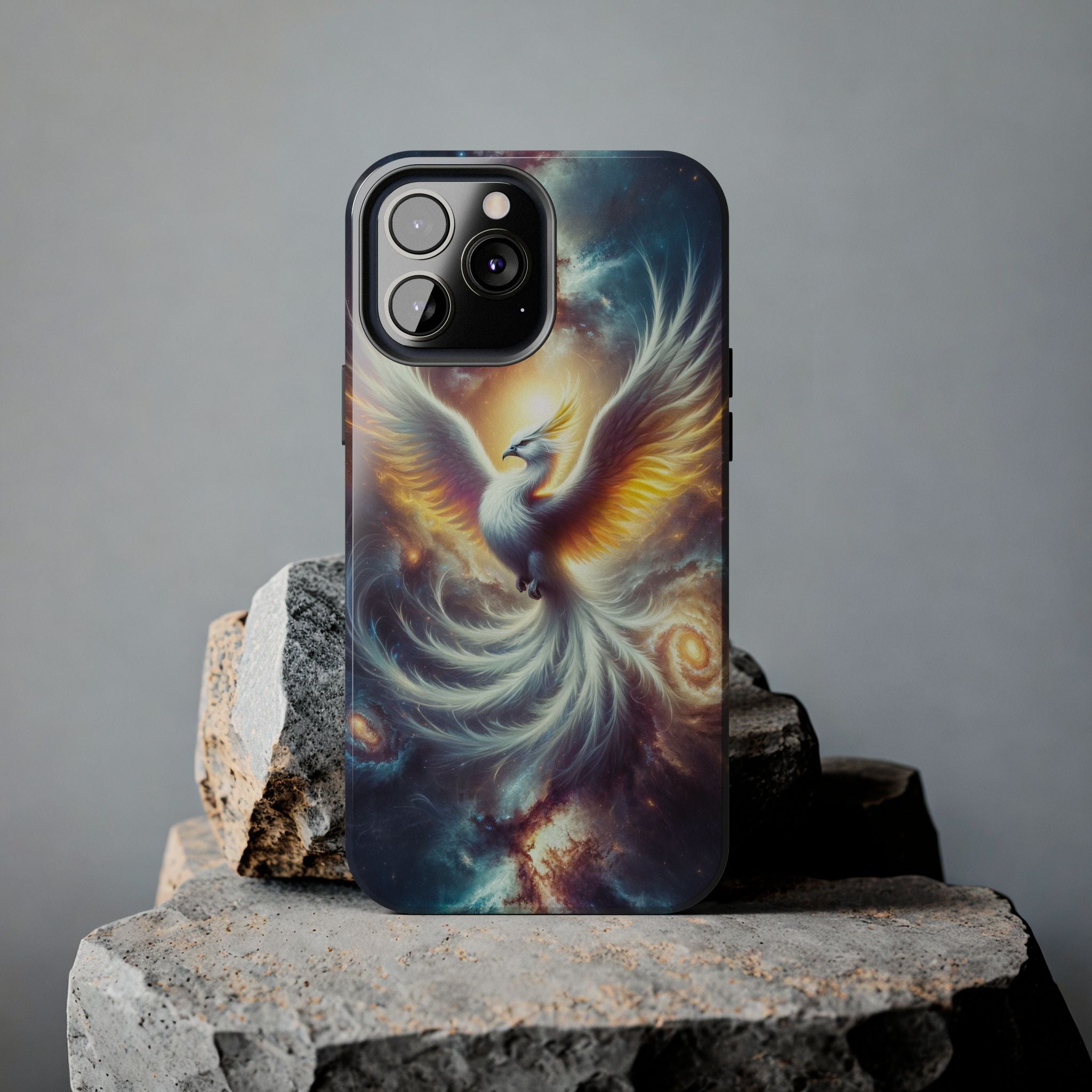 Phone Case - White Phoenix Design
