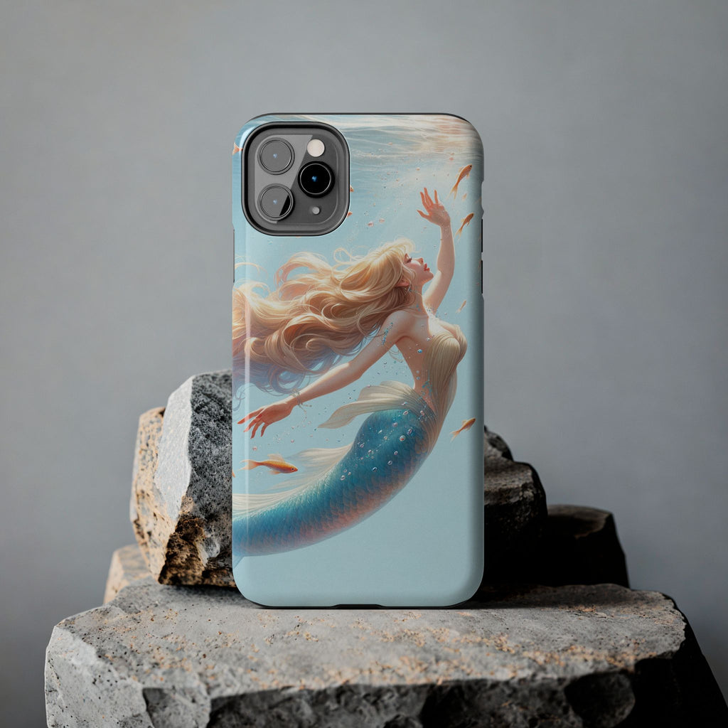 Blond mermaid - Tough Phone Case