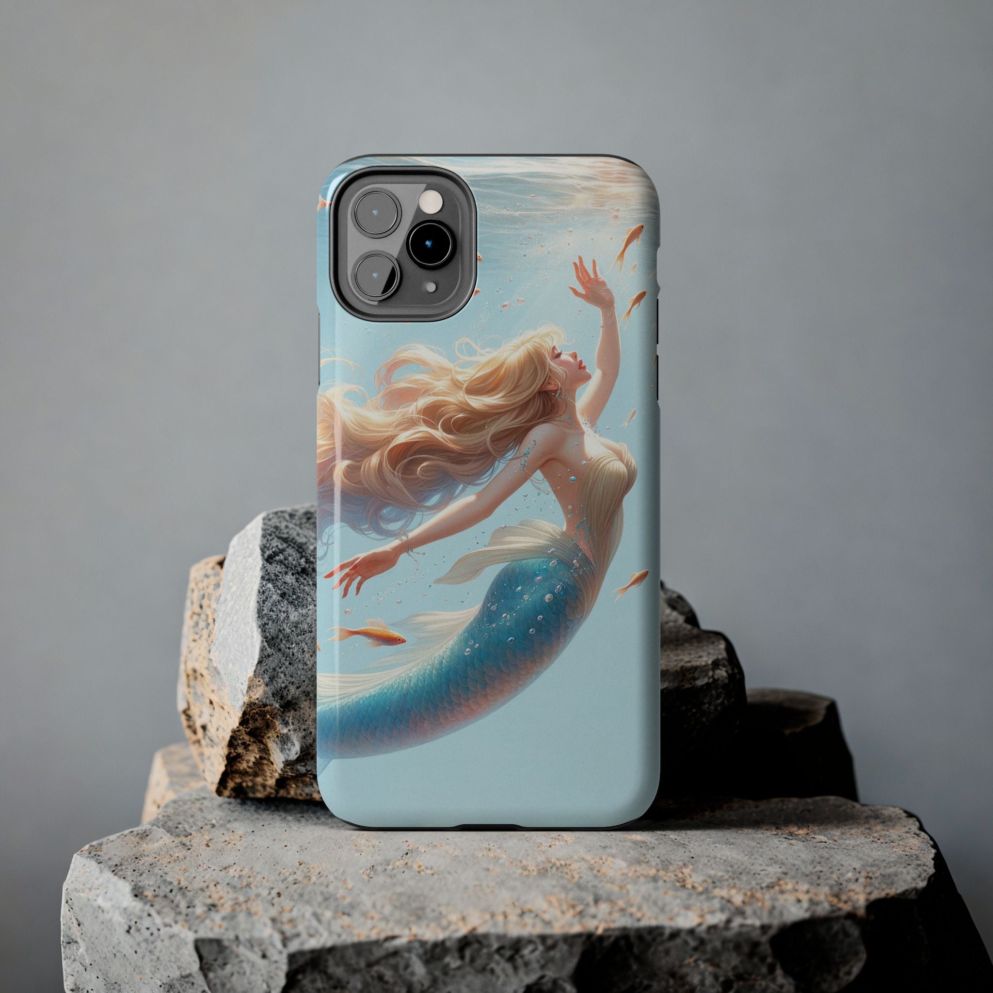 Blond mermaid - Tough Phone Case