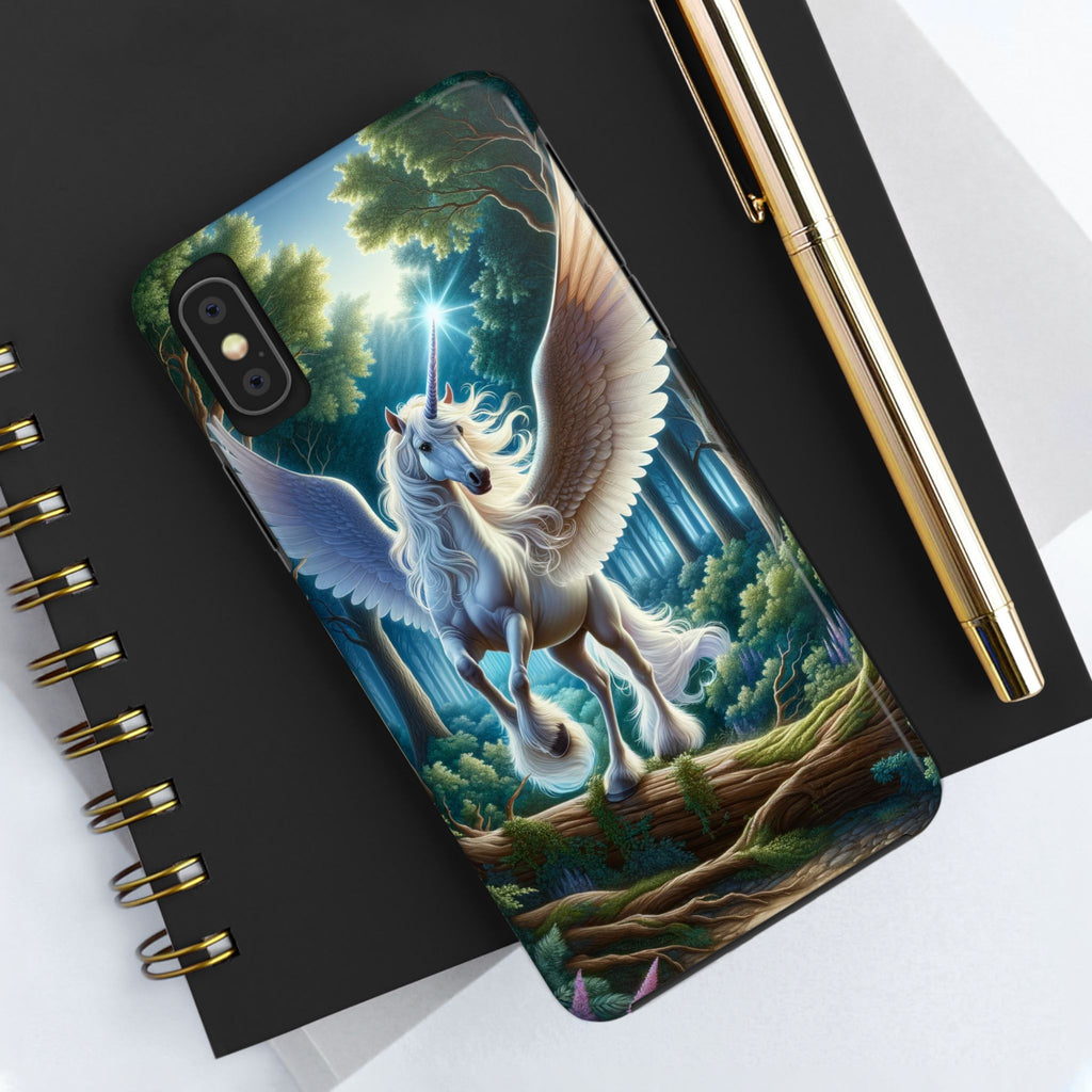 Landing Unicorn - Tough Phone Case