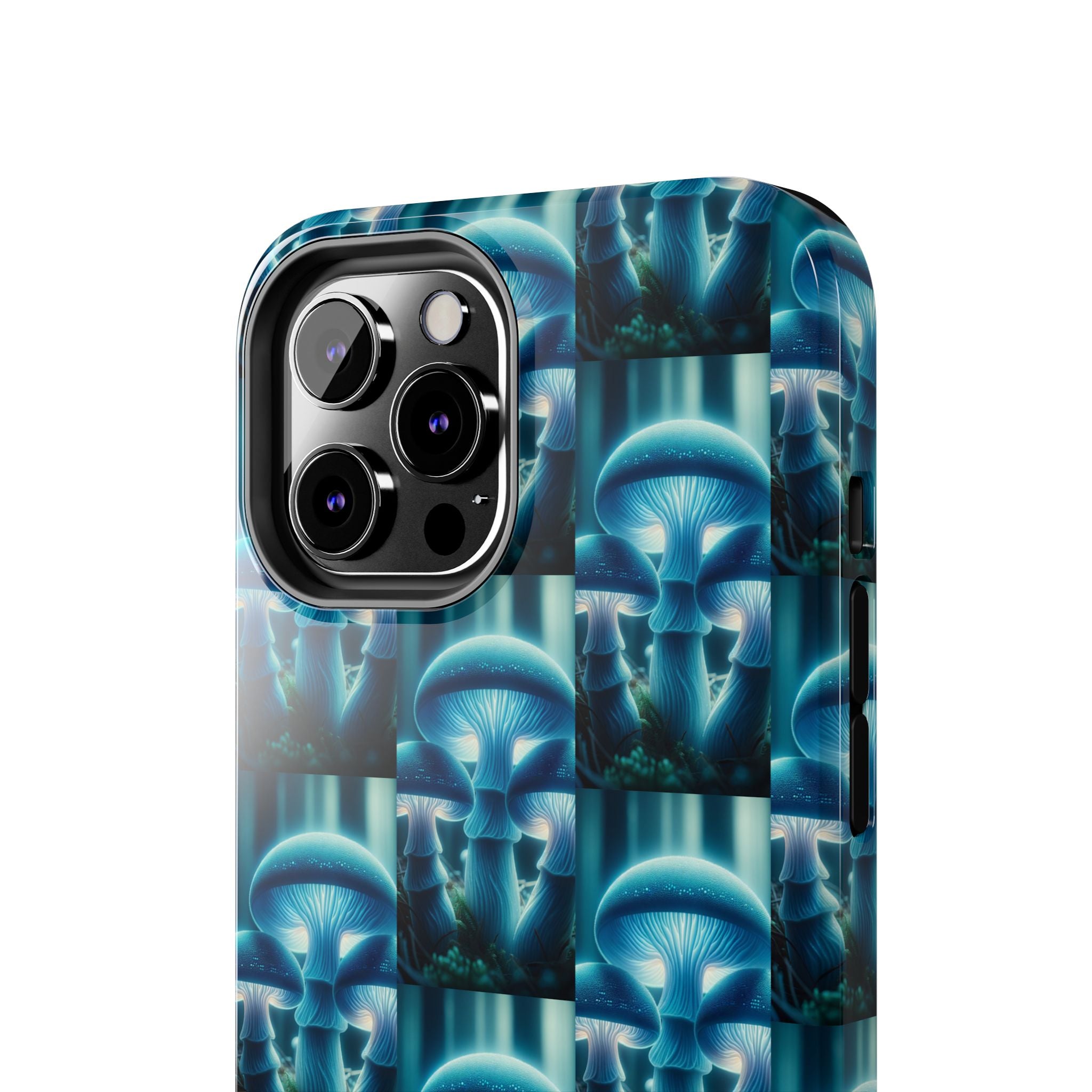 Blue Mushrooms - Tough Phone Case