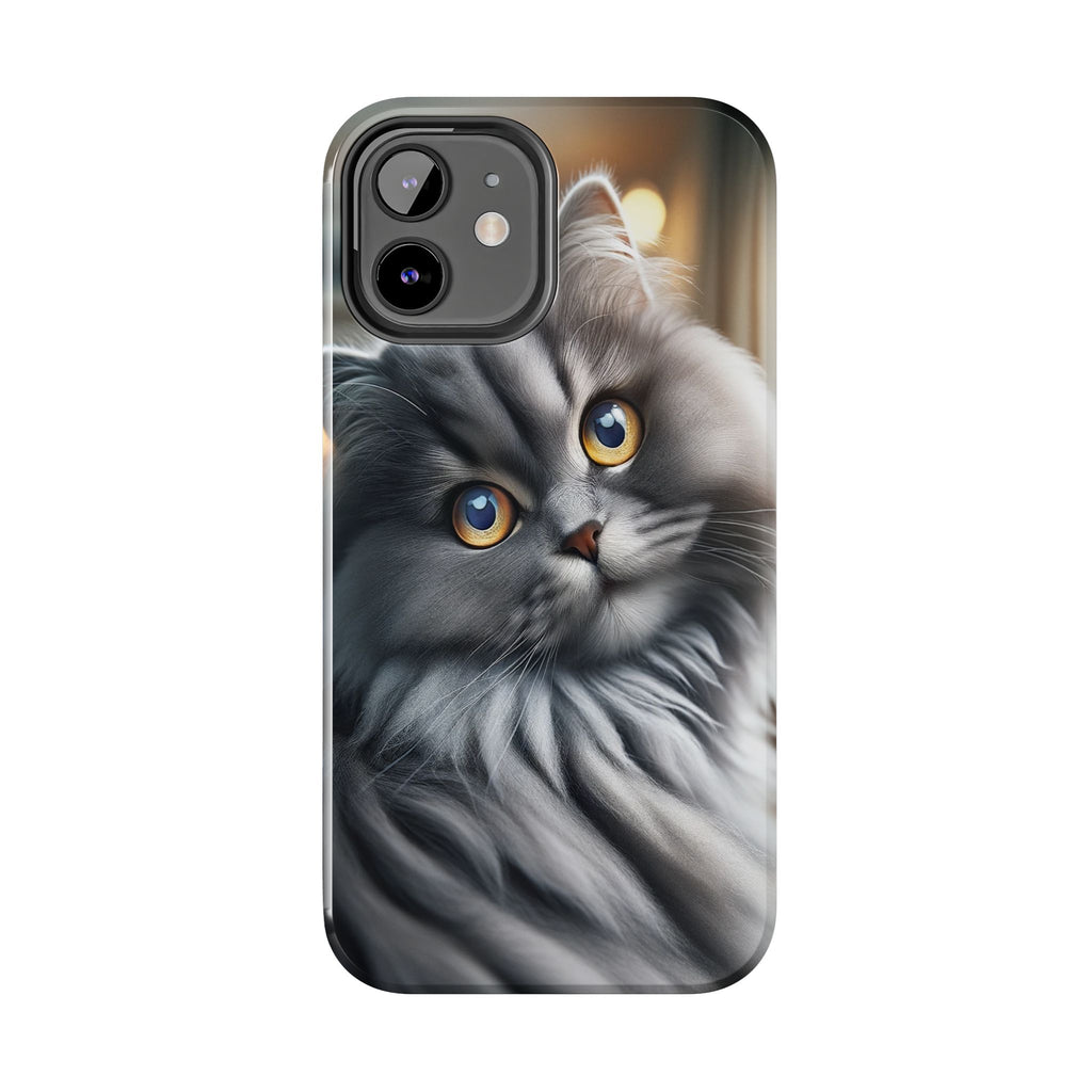 Grey cat - Tough Phone Case