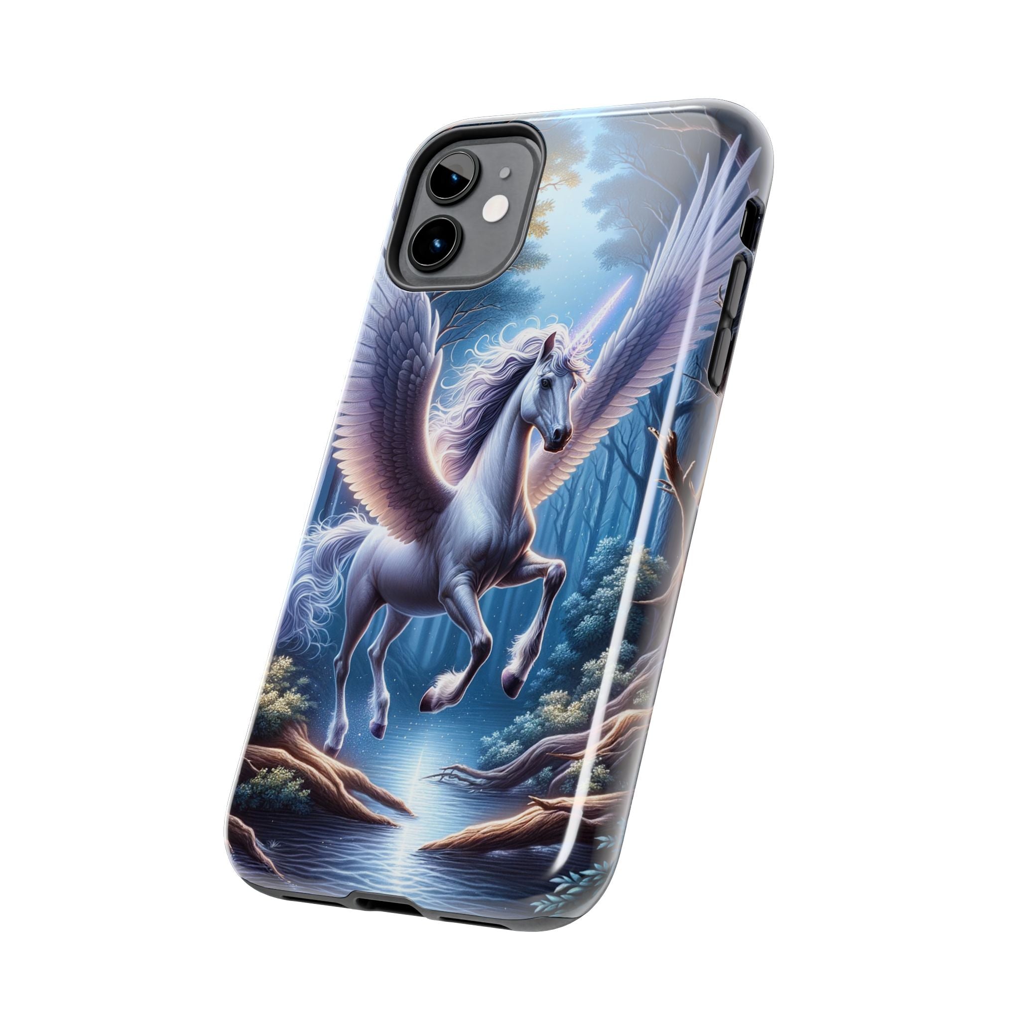 Phone Case - Unicorn Landing in Magical Forest
