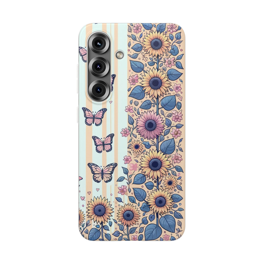 Sunflowers and butterflies - Flexi Case (Samsung only)