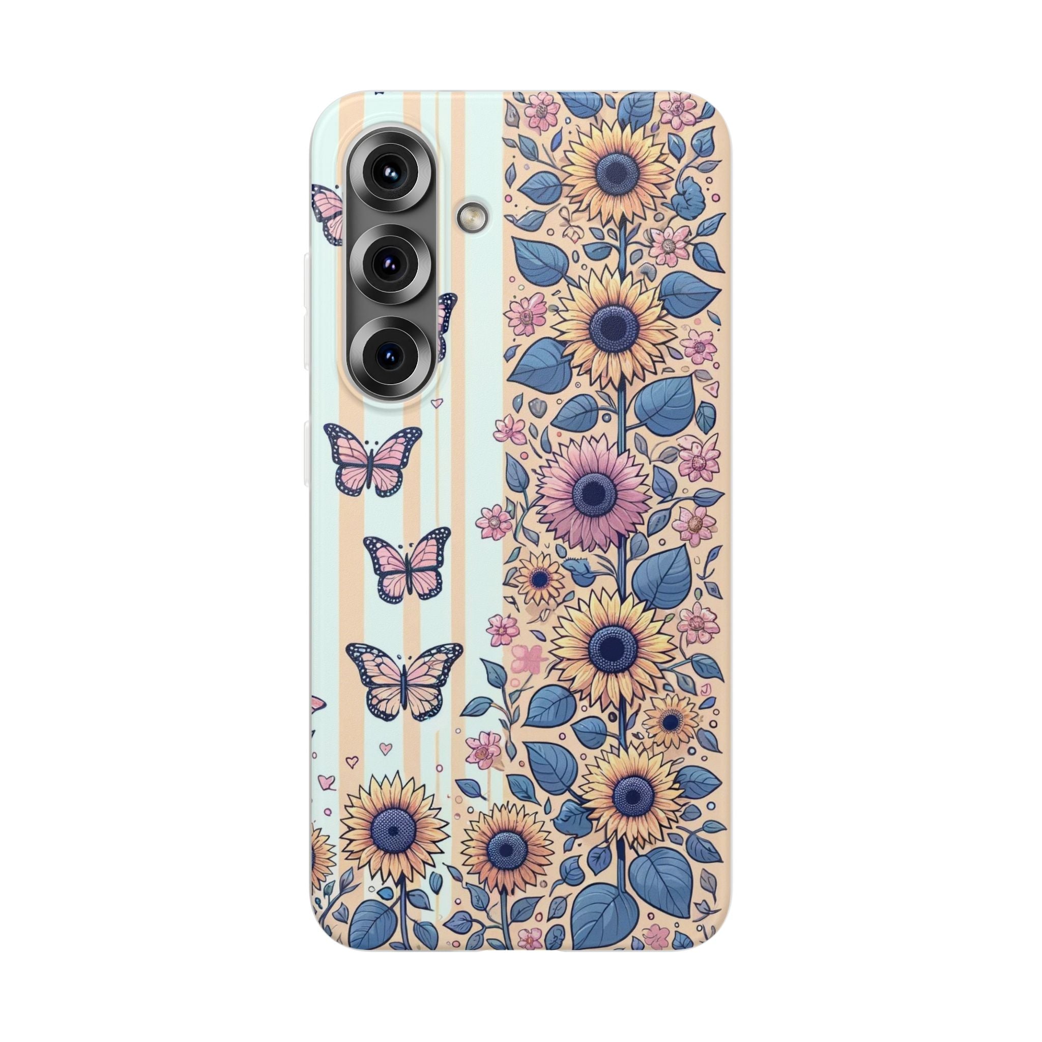 Sunflowers and butterflies - Flexi Case (Samsung only)