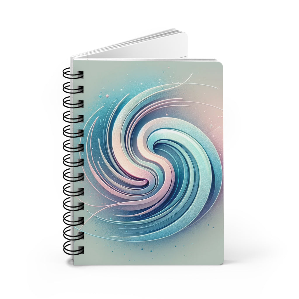 A blue spiral - Spiral Notebook