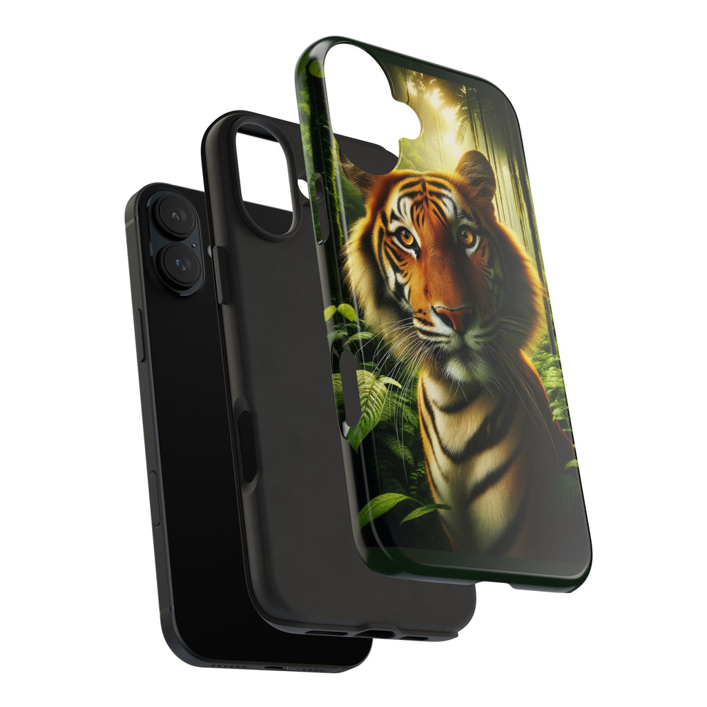Curious Tiger - Tough Phone Case