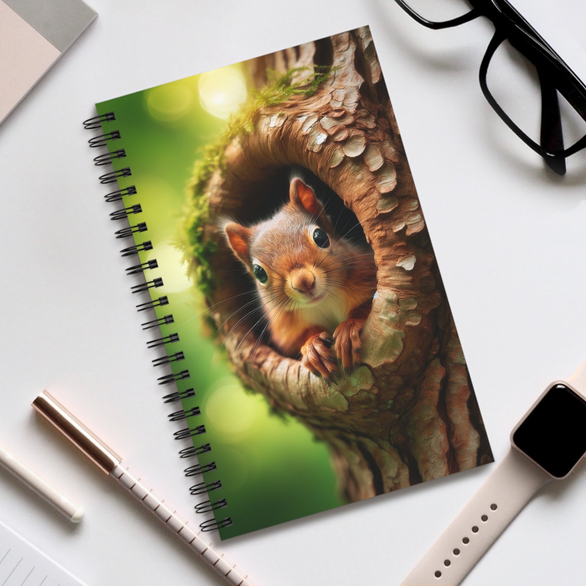 Squirrel in tree - Spiral Journal (EU)