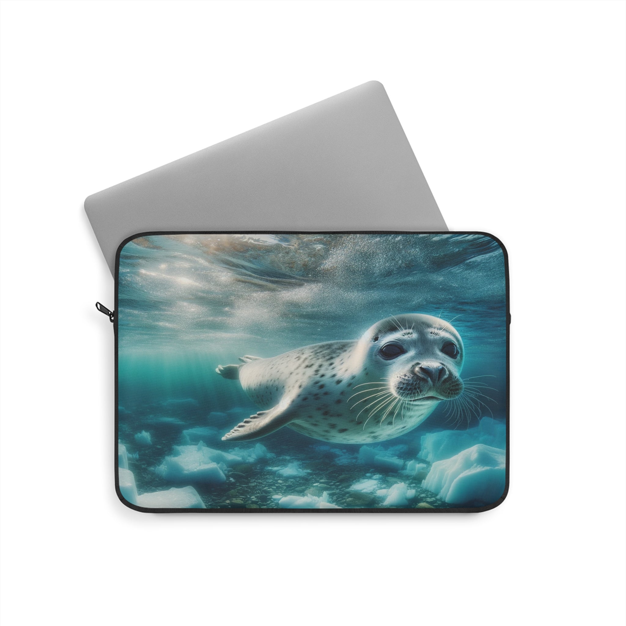 A curious seal - Laptop Sleeve