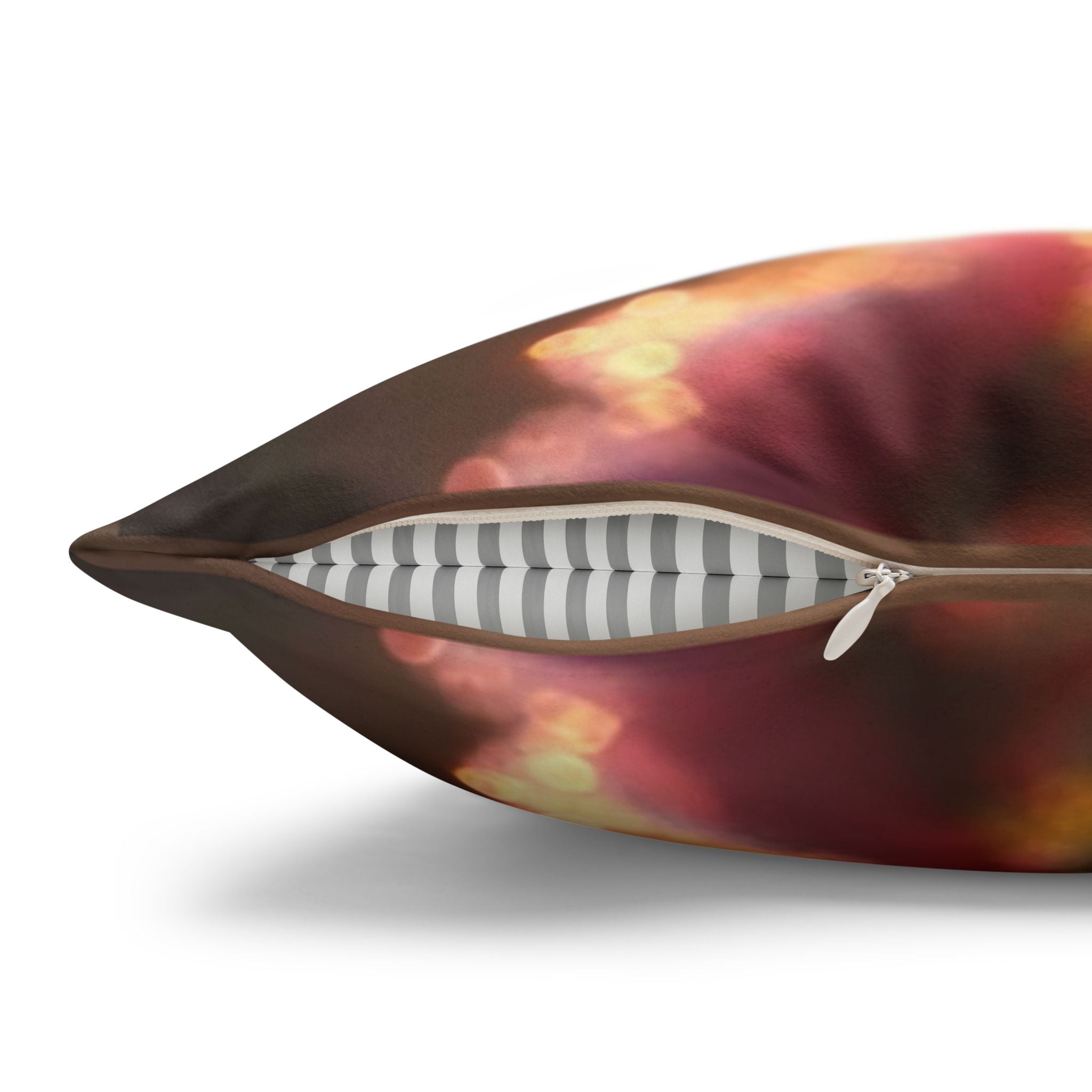 Large Pink flowers - Suede Square Pillowcase