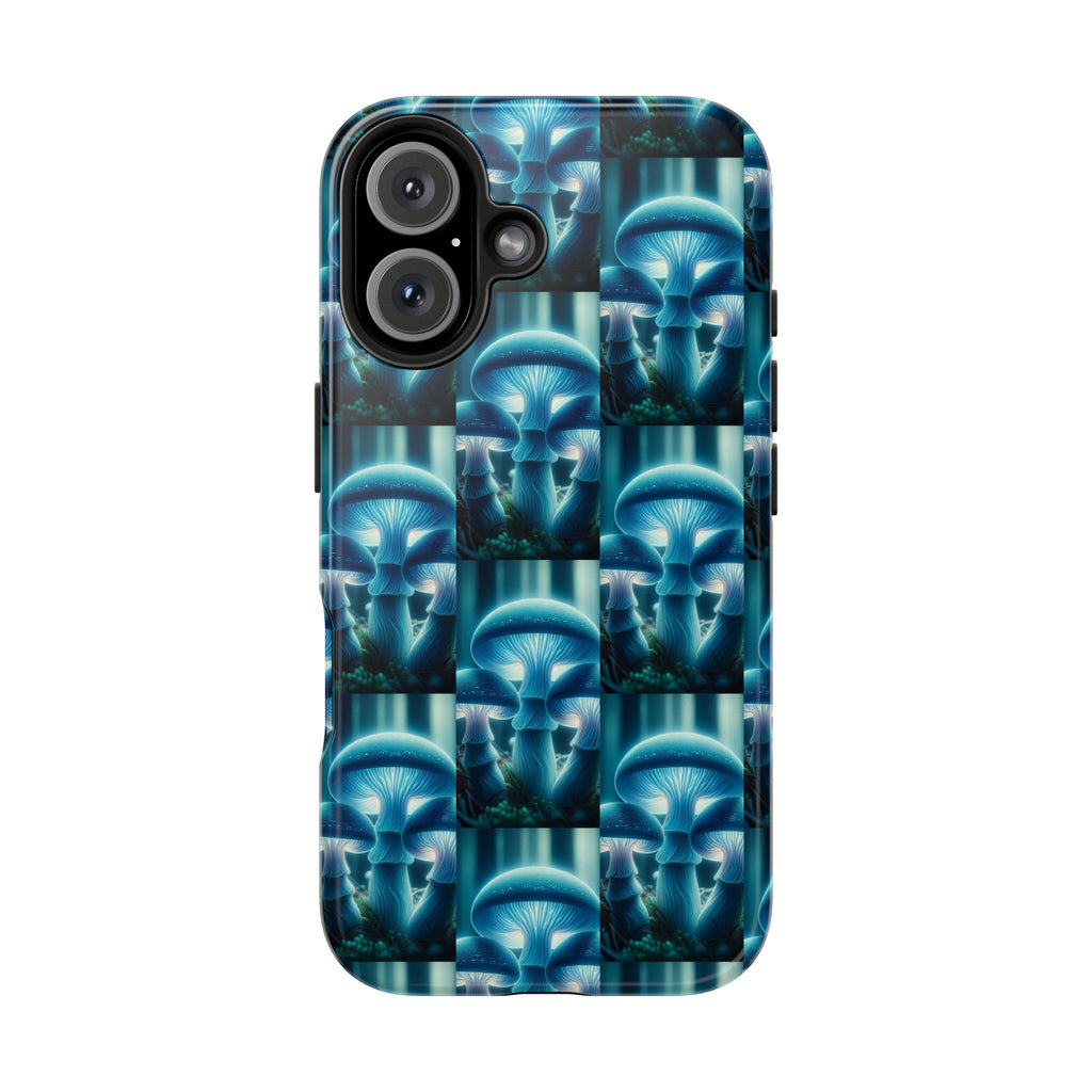 Blue Mushrooms - Tough Phone Case