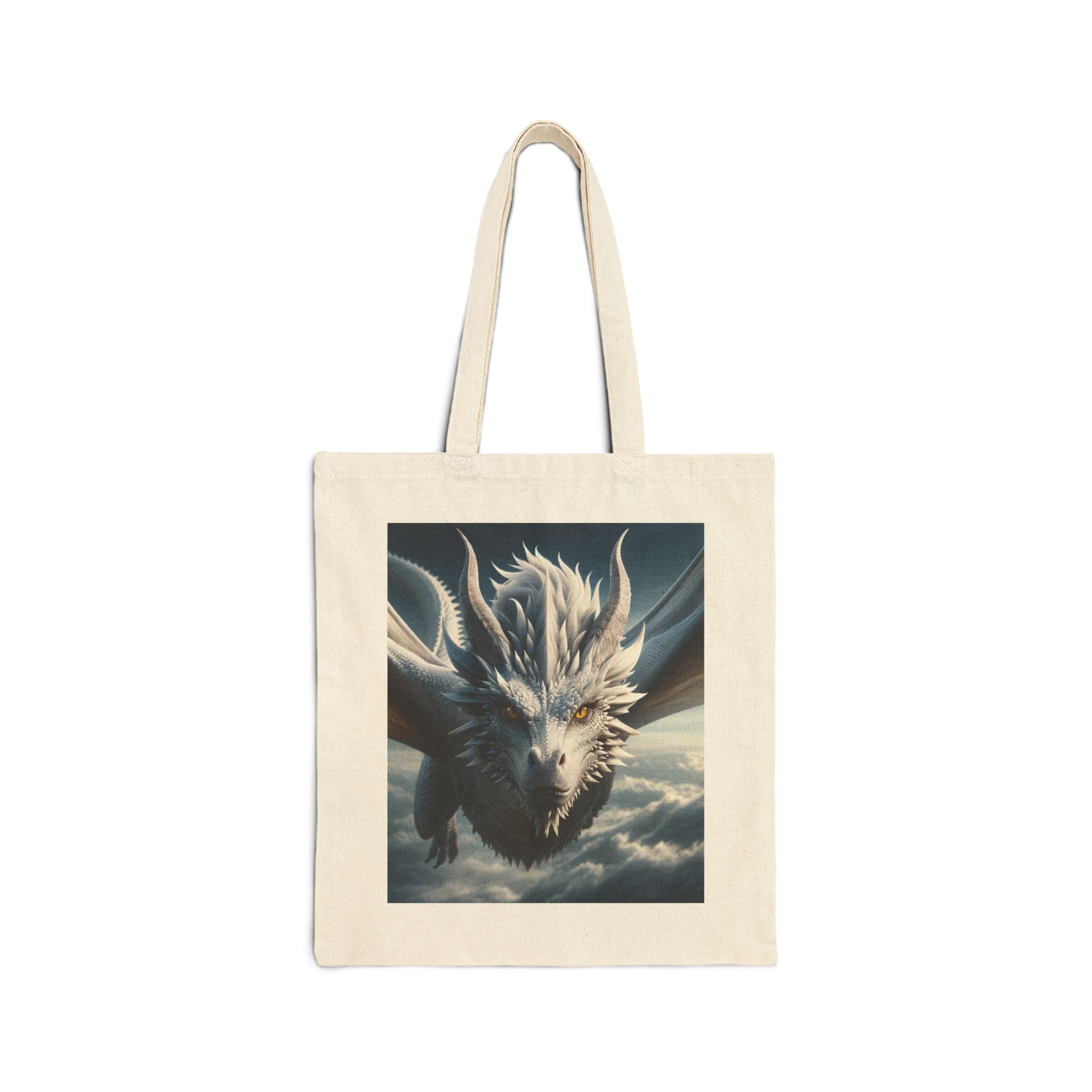 Fantasy Dragon - Cotton Canvas Tote Bag,