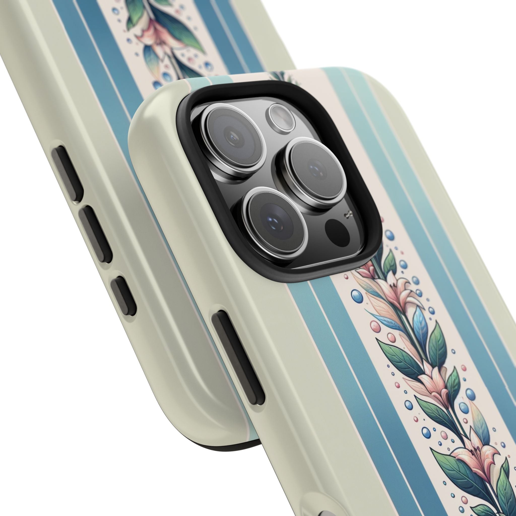 Lilies and leaves - Tough Phone Case