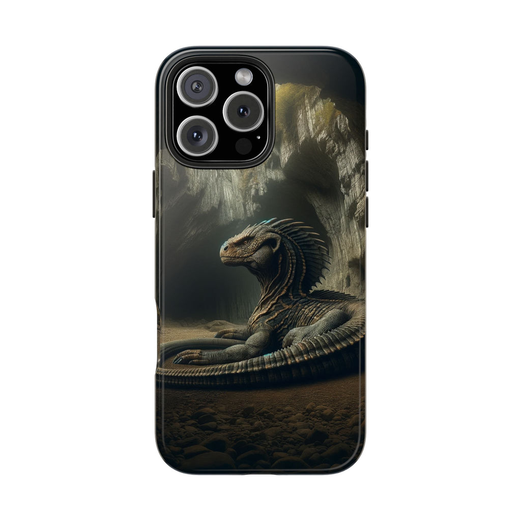 Basilisk in a cave - Tough Phone Case