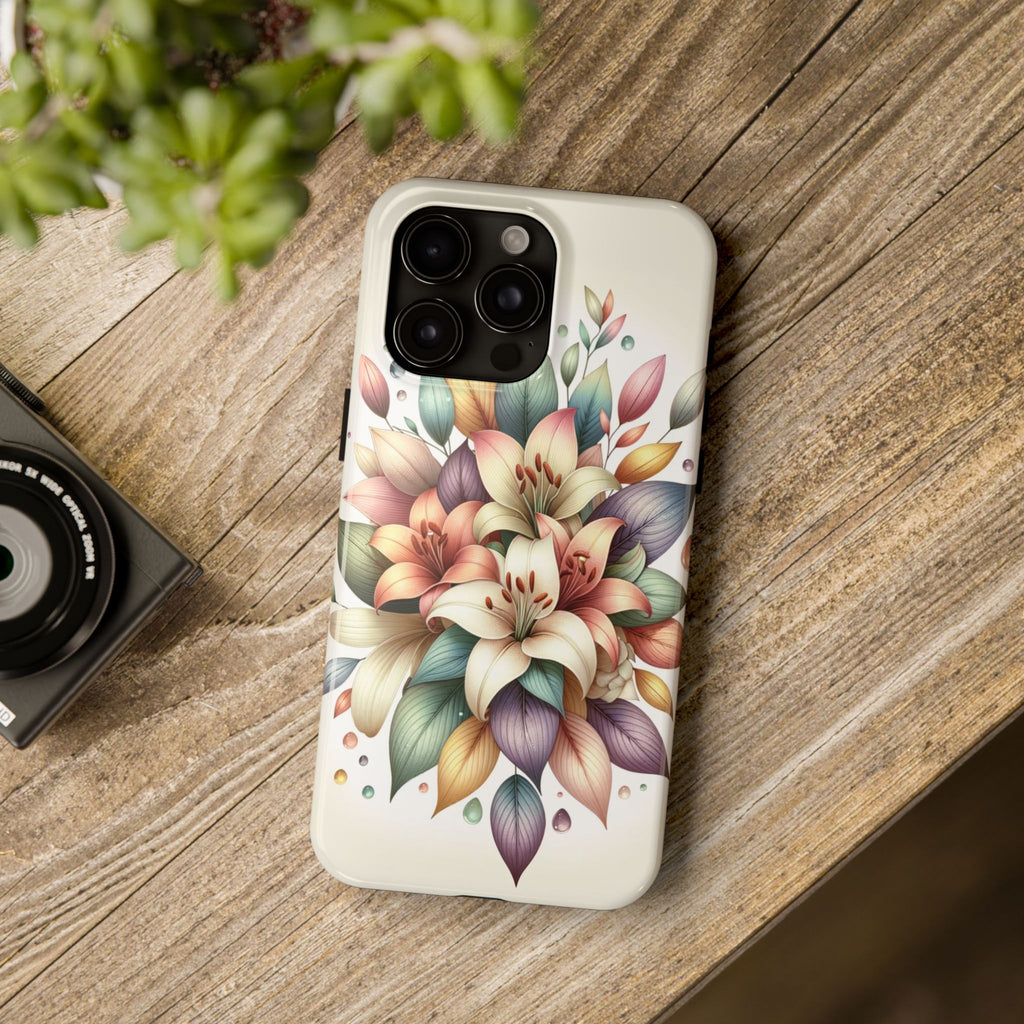 Phone Cases - Beautiful Lily Bouquet Design