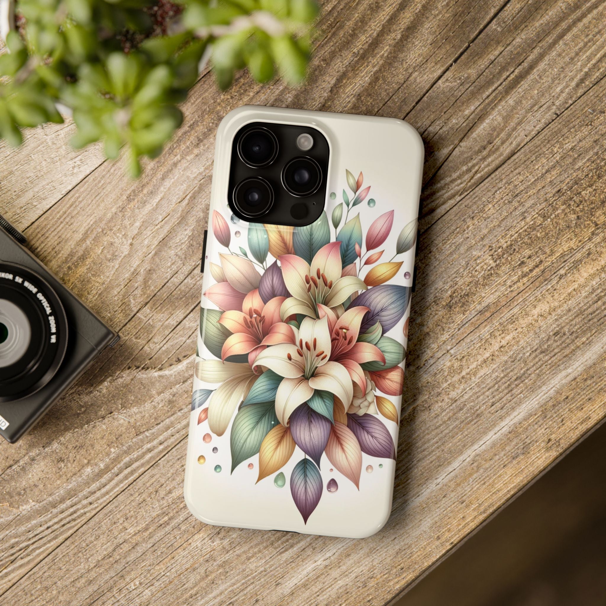 Phone Cases - Beautiful Lily Bouquet Design