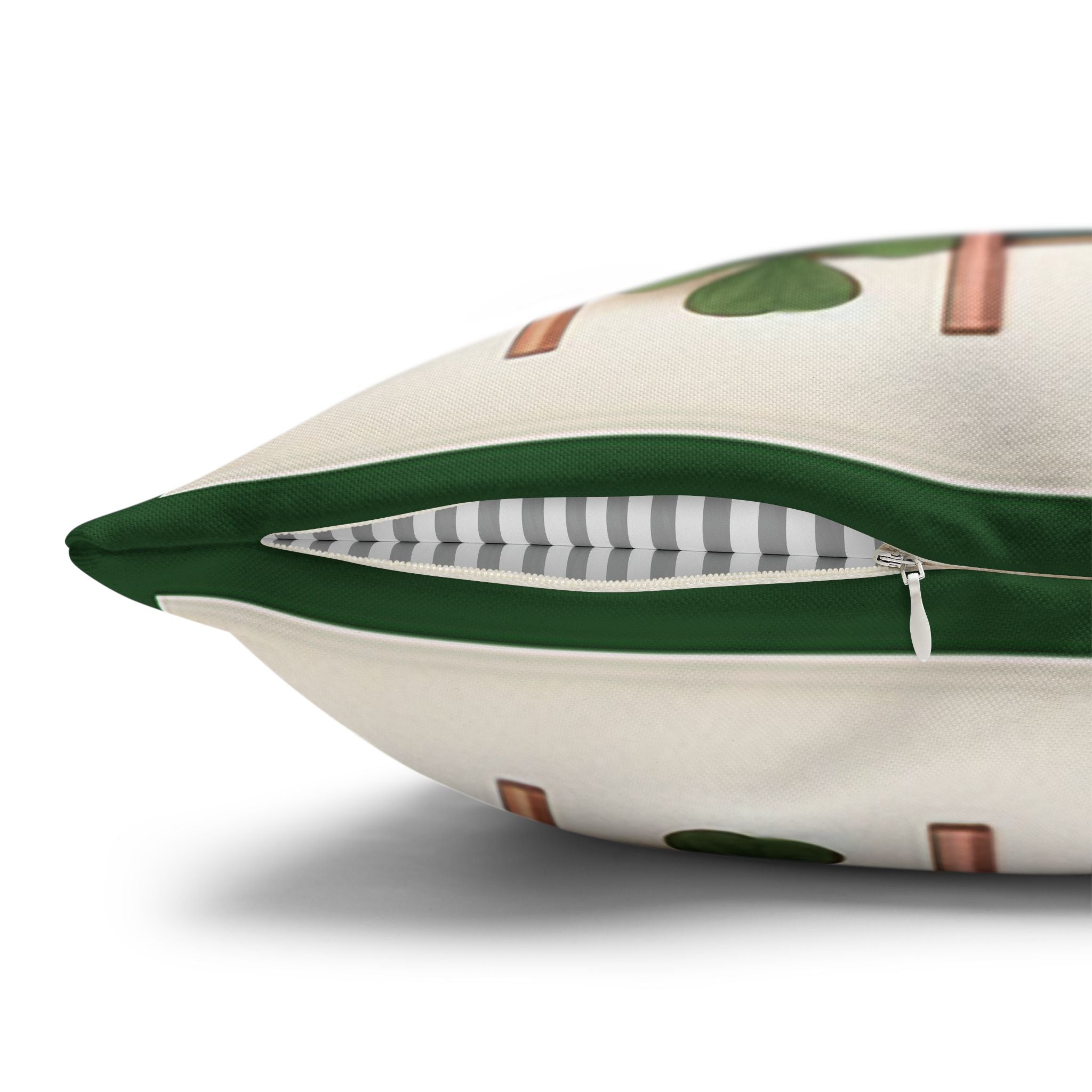 Lilies with little leaves - Polyester Square Pillowcase