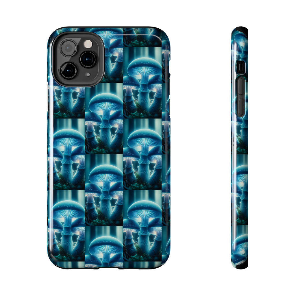 Blue Mushrooms - Tough Phone Case