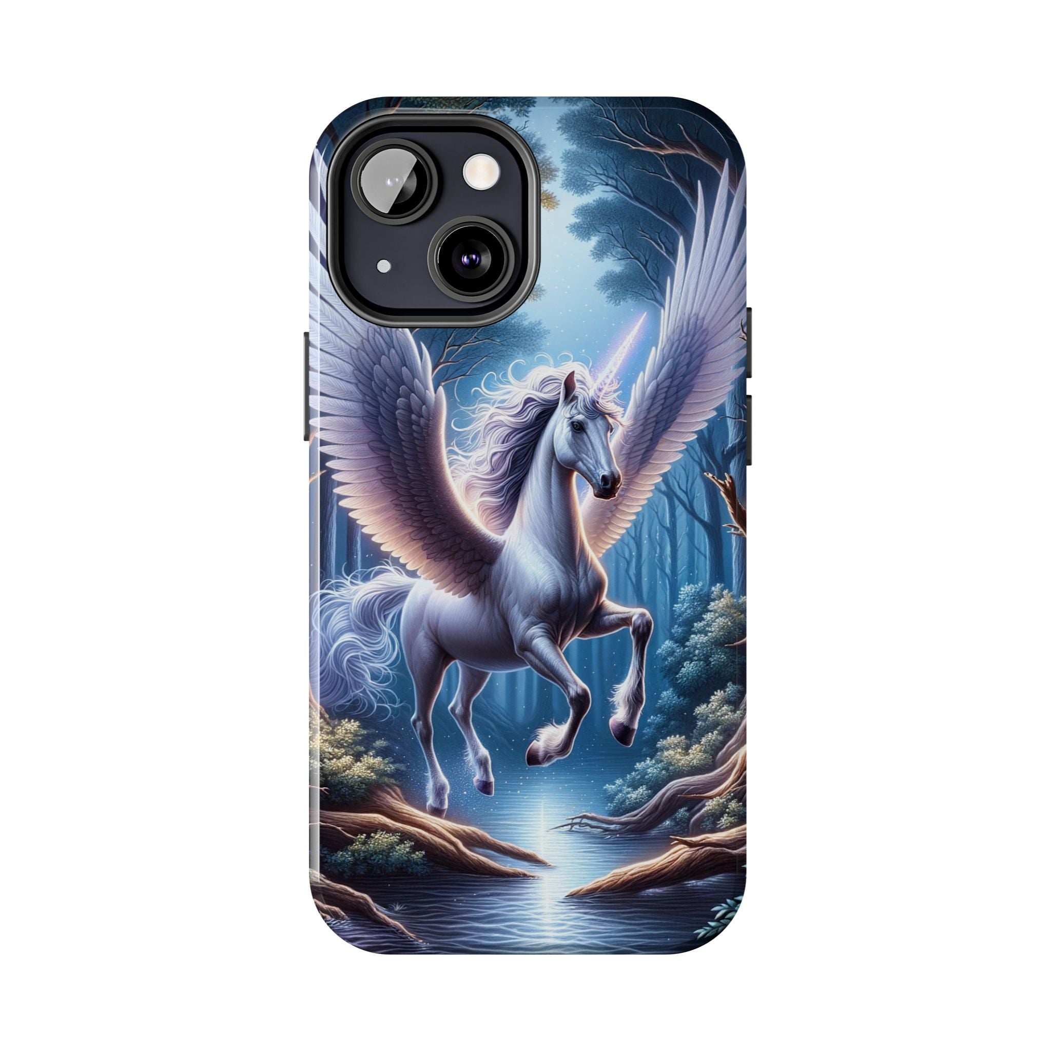 Phone Case - Unicorn Landing in Magical Forest