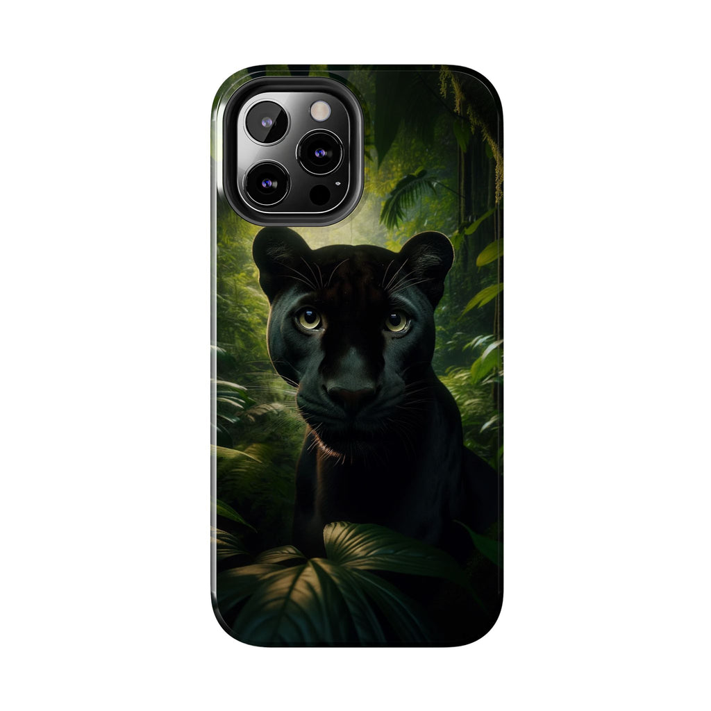 Curious black panther - Tough Phone Case