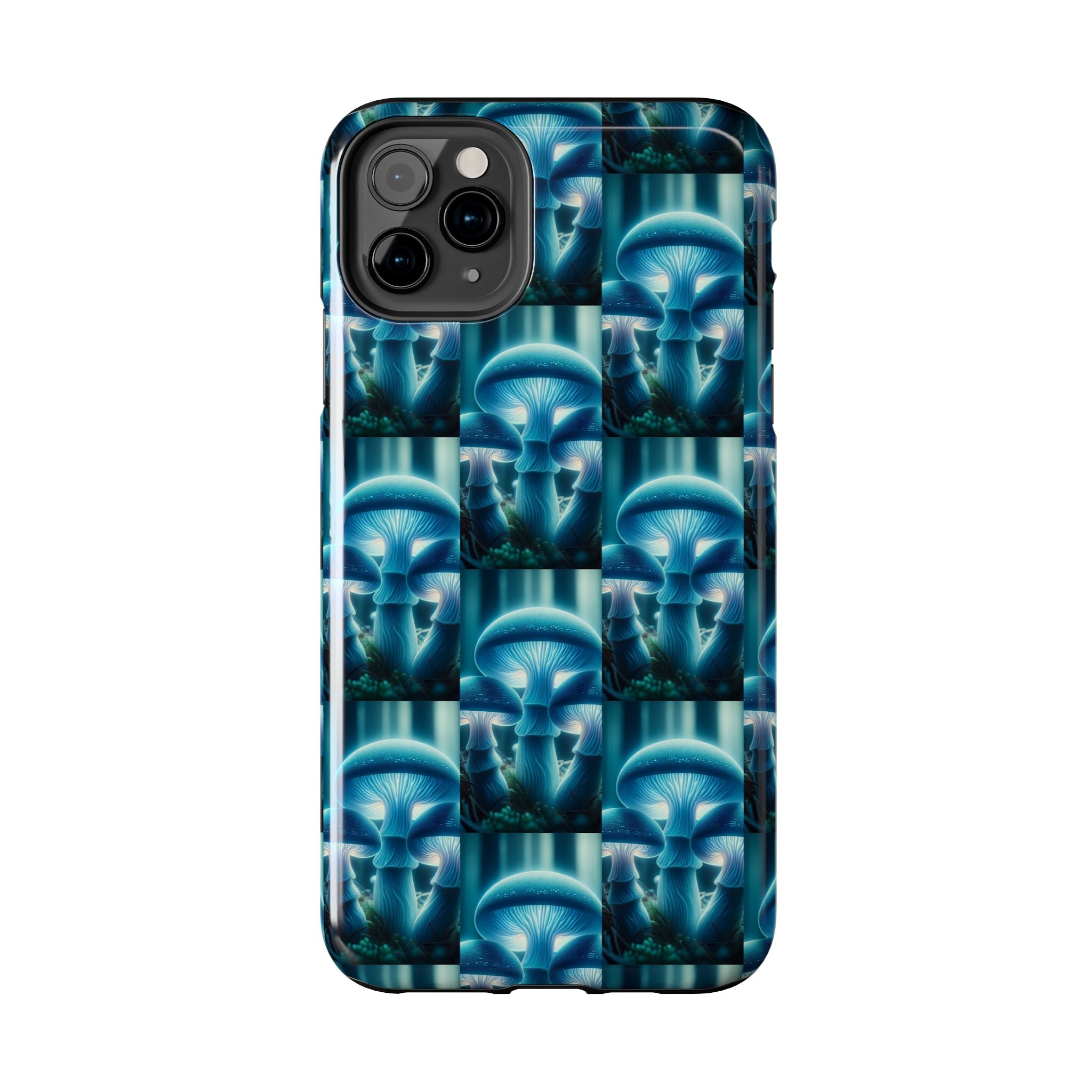 Blue Mushrooms - Tough Phone Case