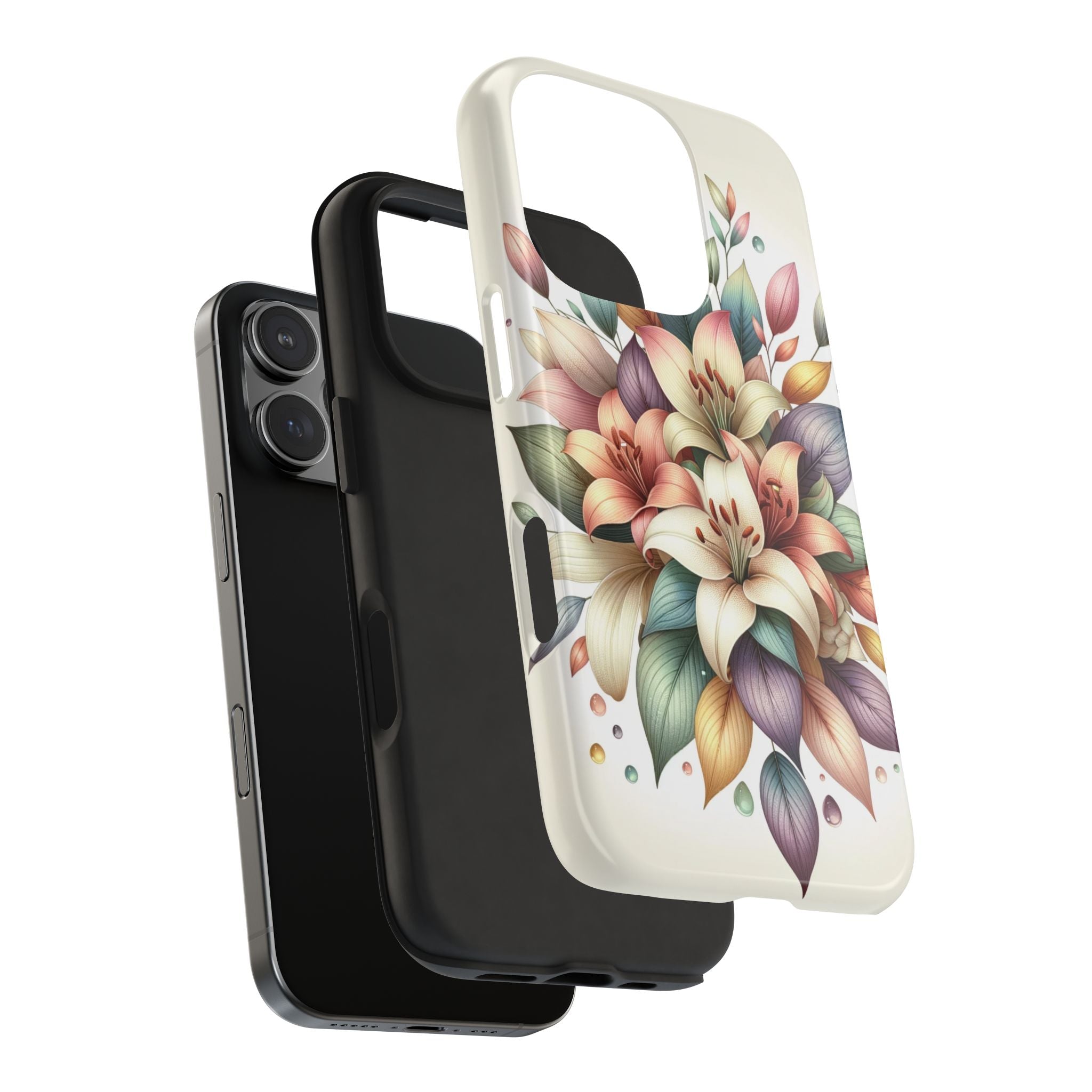Phone Cases - Beautiful Lily Bouquet Design