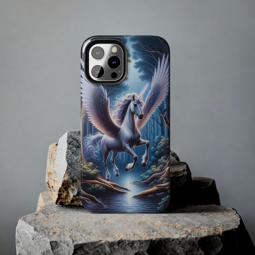 Phone Case - Unicorn Landing in Magical Forest