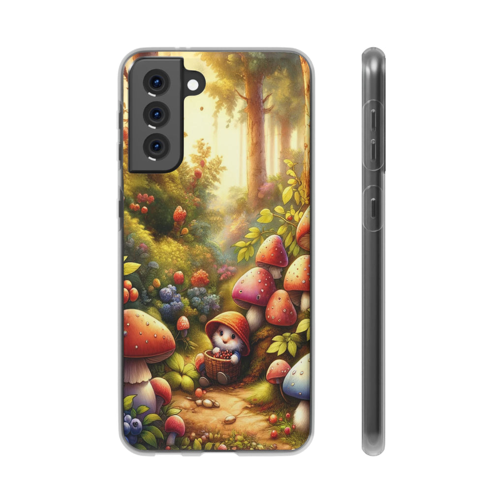 Gnome and mushrooms - Flexi Case (Samsung only)