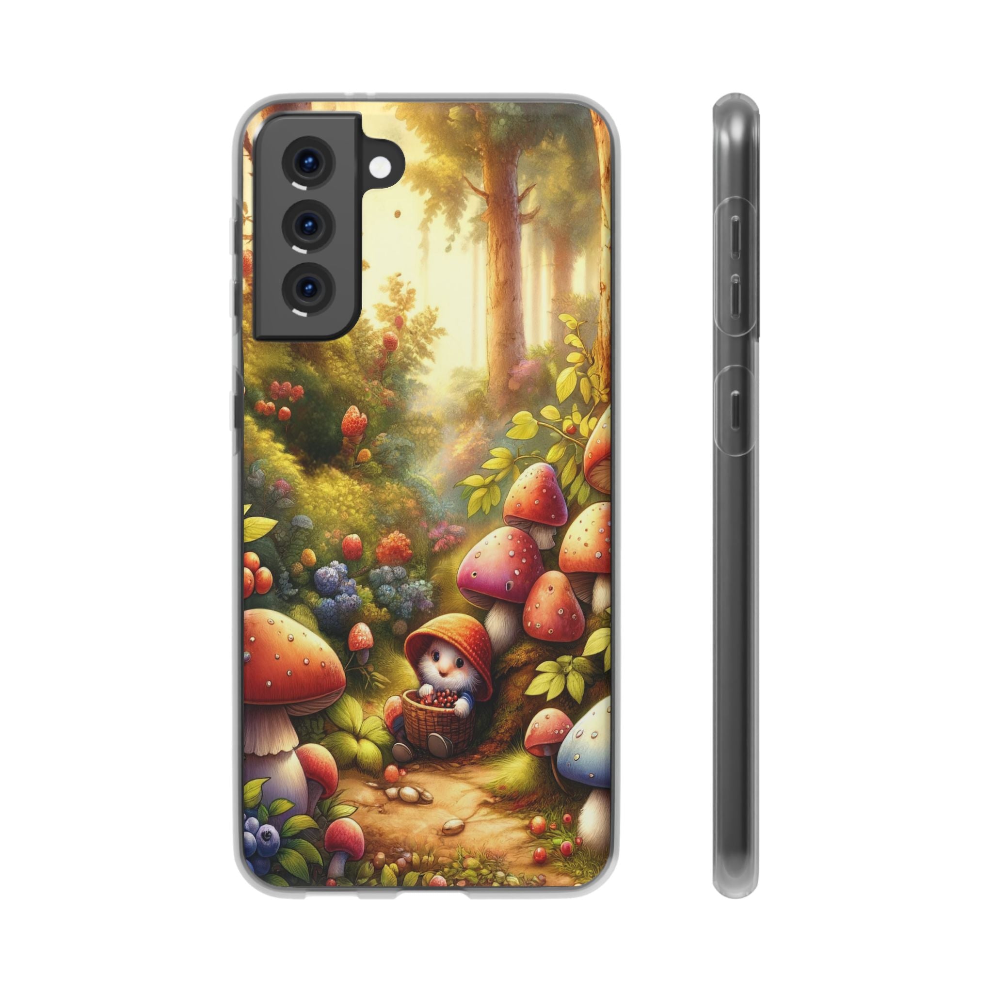Gnome and mushrooms - Flexi Case (Samsung only)