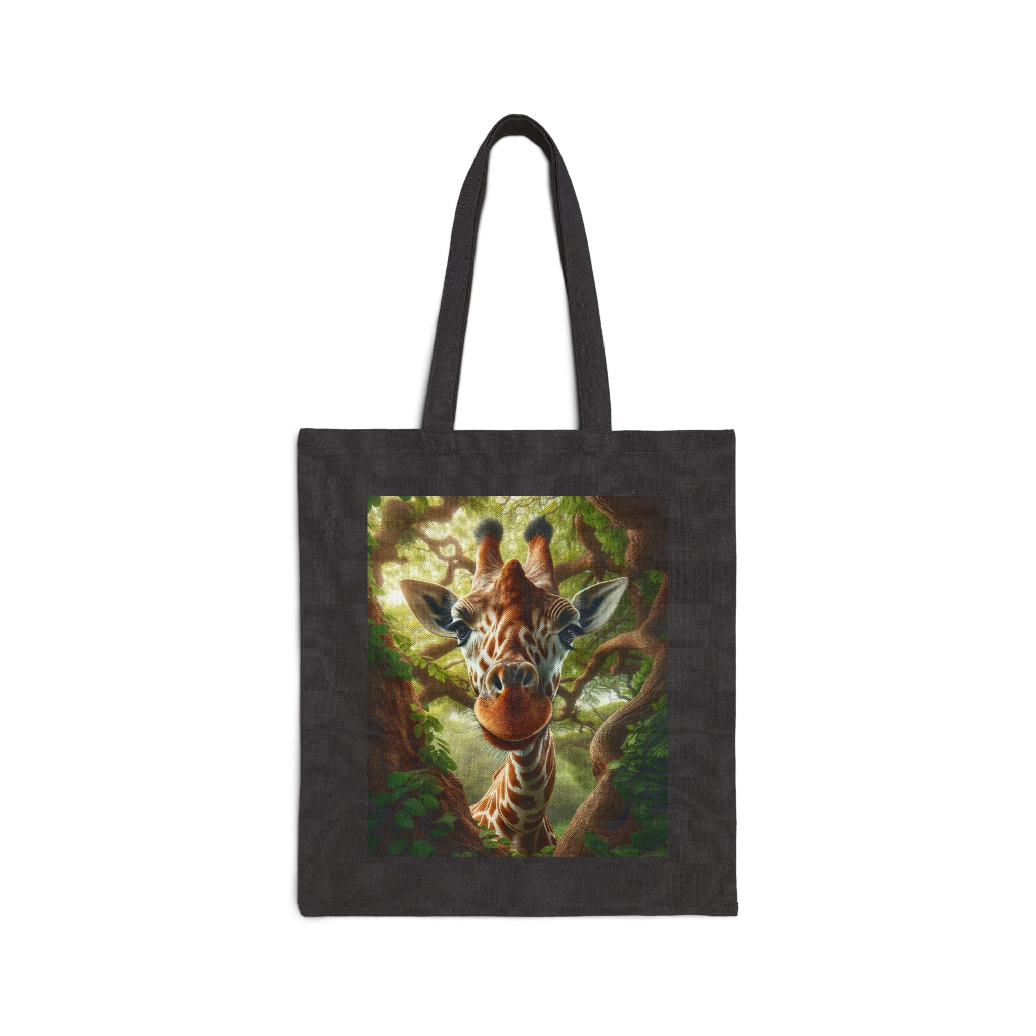 Giraffe Art - Cotton Tote Bag