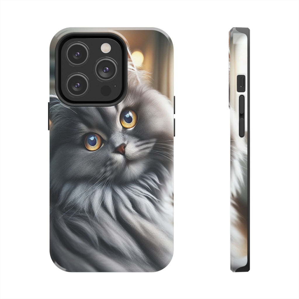 Grey cat - Tough Phone Case