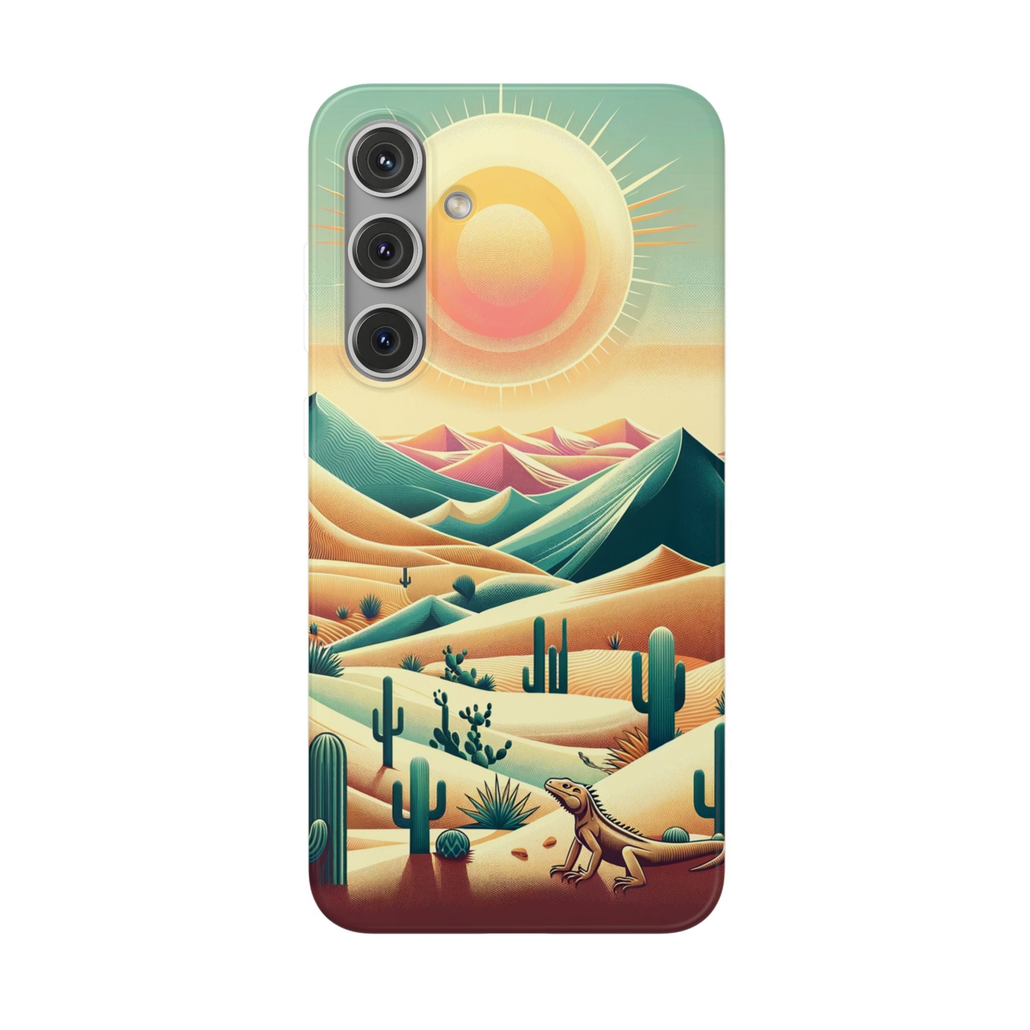 Iguana in the desert - Flexi Case (Samsung only)