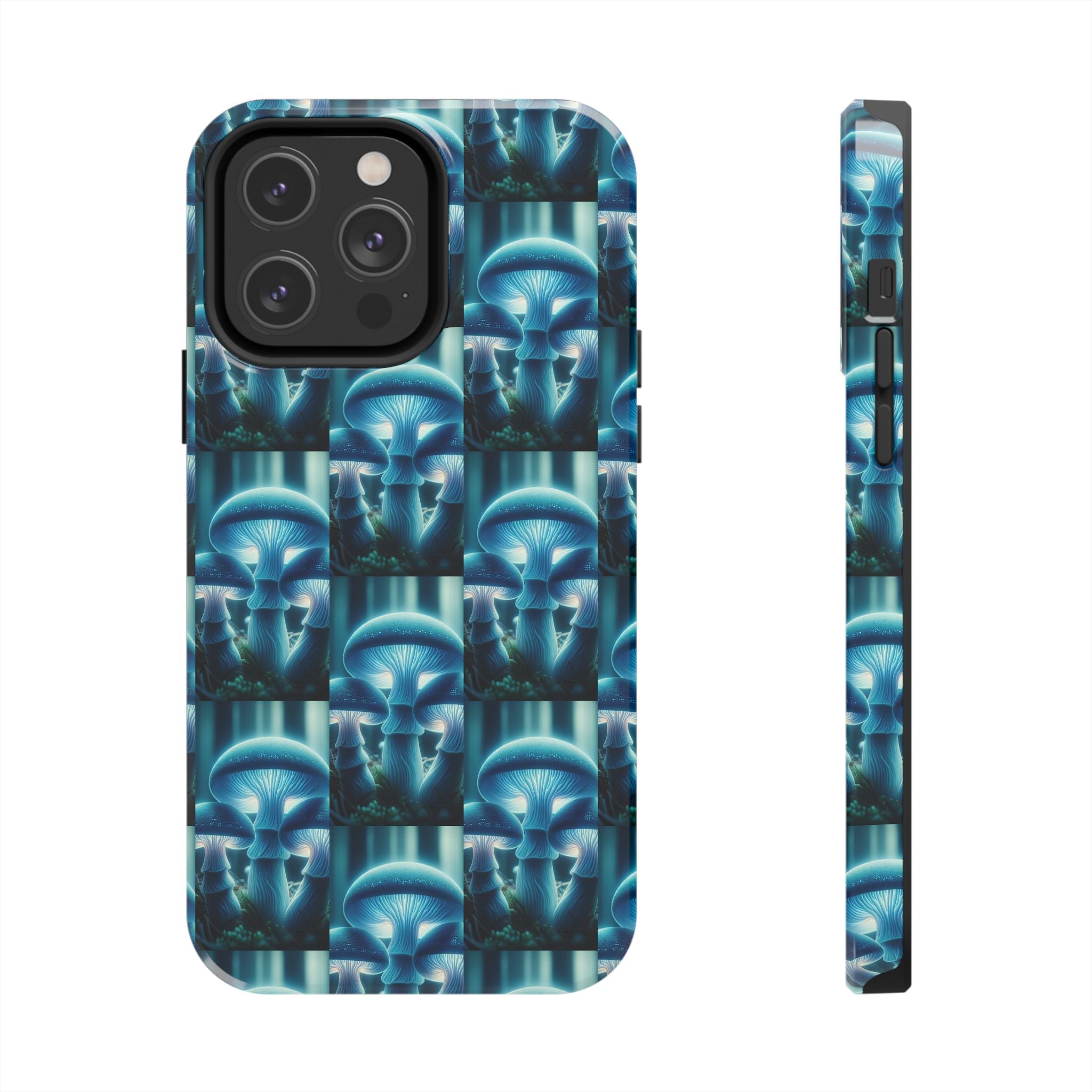 Blue Mushrooms - Tough Phone Case
