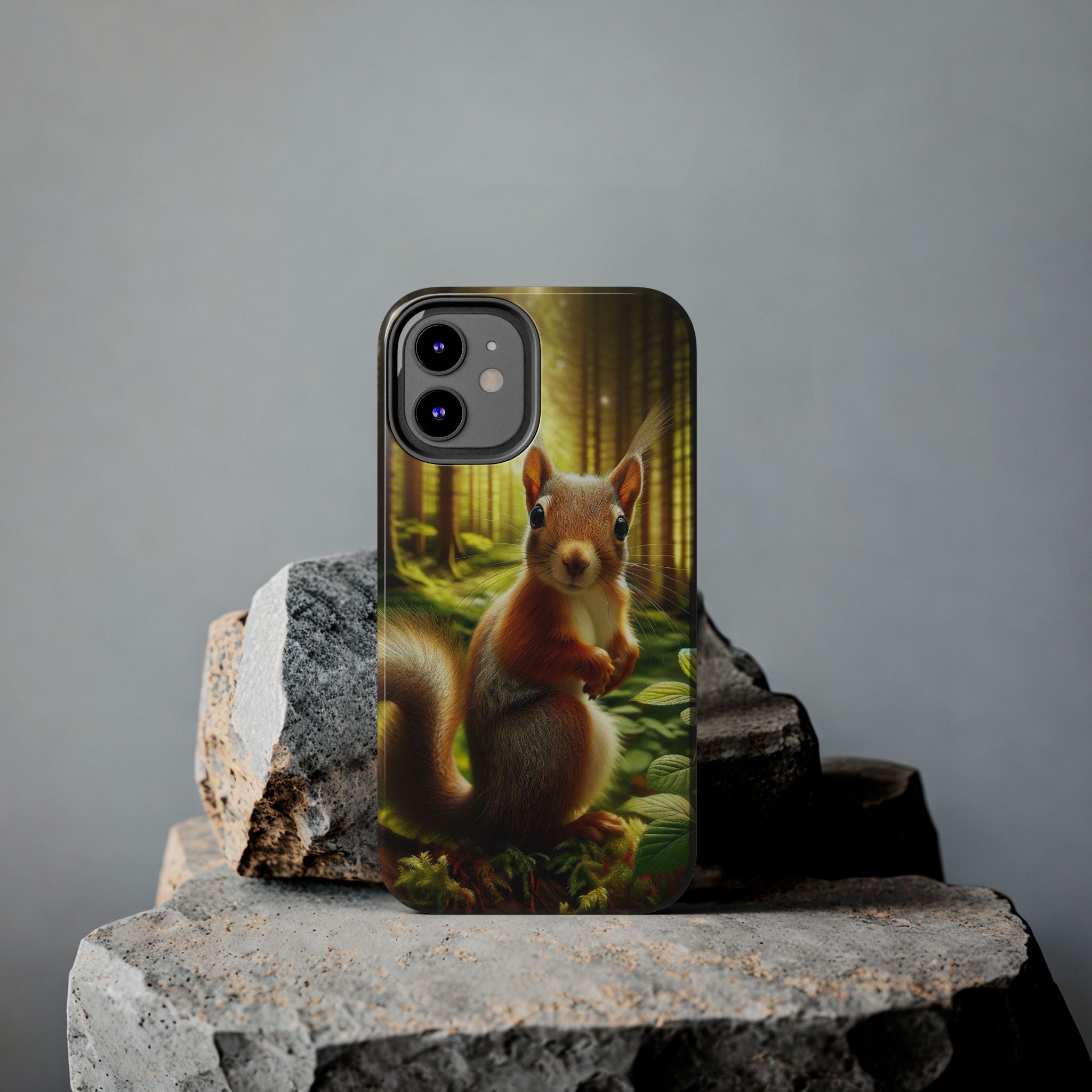 Curious squirrel - Tough Phone Case
