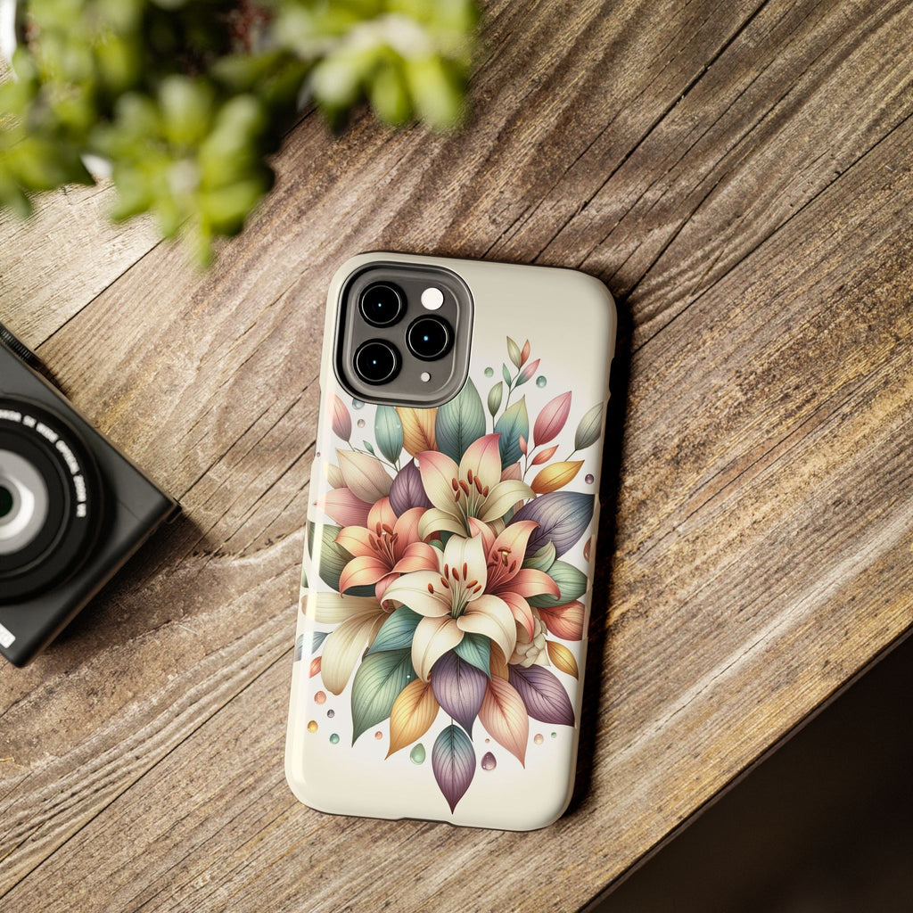 Phone Cases - Beautiful Lily Bouquet Design