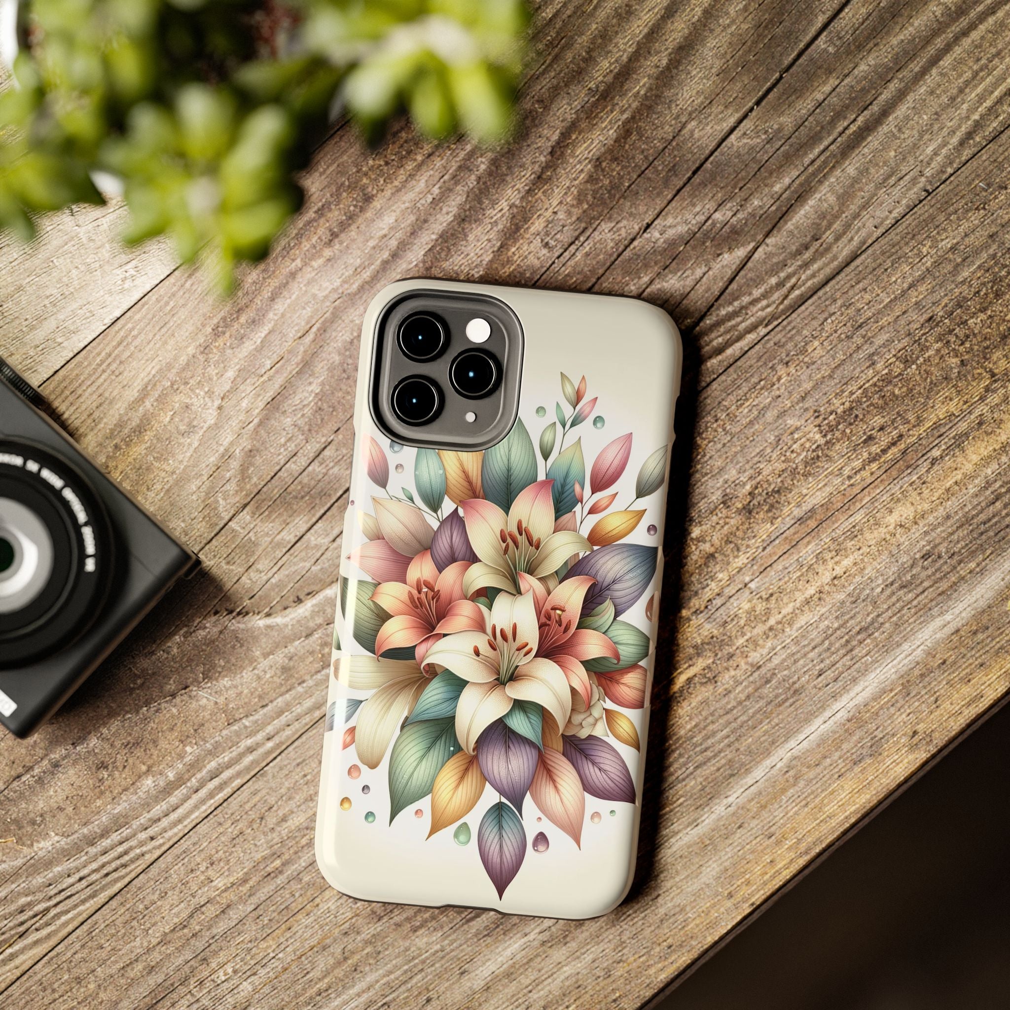 Phone Cases - Beautiful Lily Bouquet Design