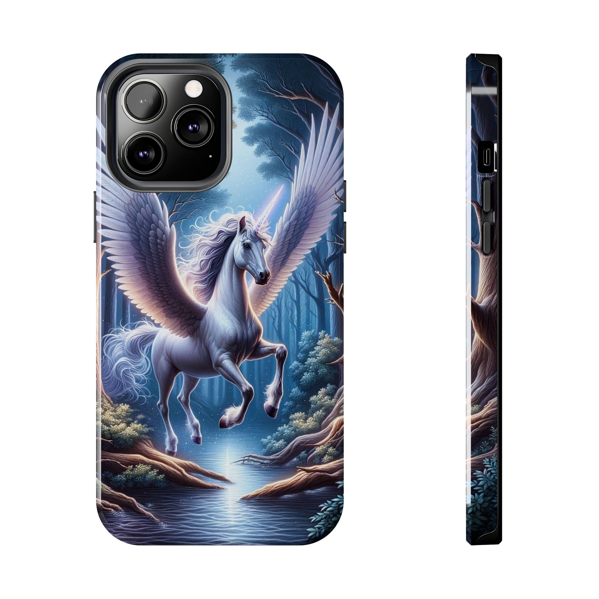 Phone Case - Unicorn Landing in Magical Forest