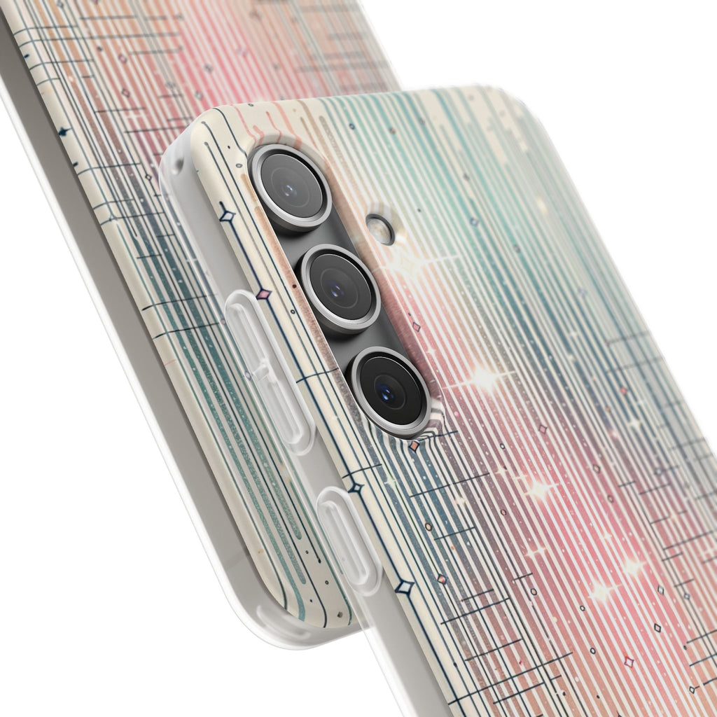 Pastel Lines- Flexi Case (Samsung only)