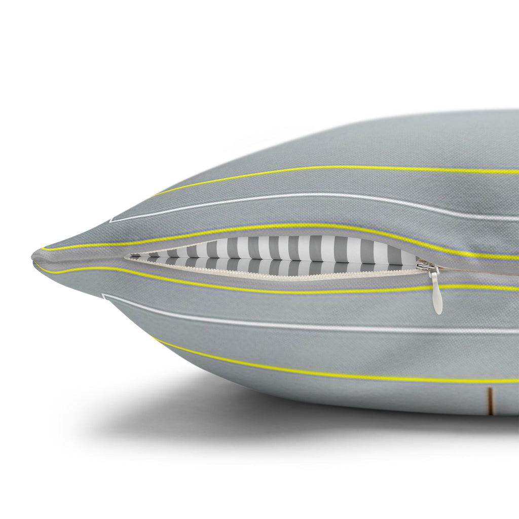 Islamic Art, Light-grey  - Polyester Square Pillowcase