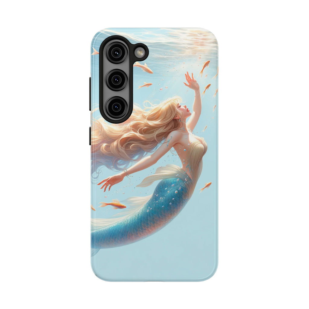 Blond mermaid - Tough Phone Case