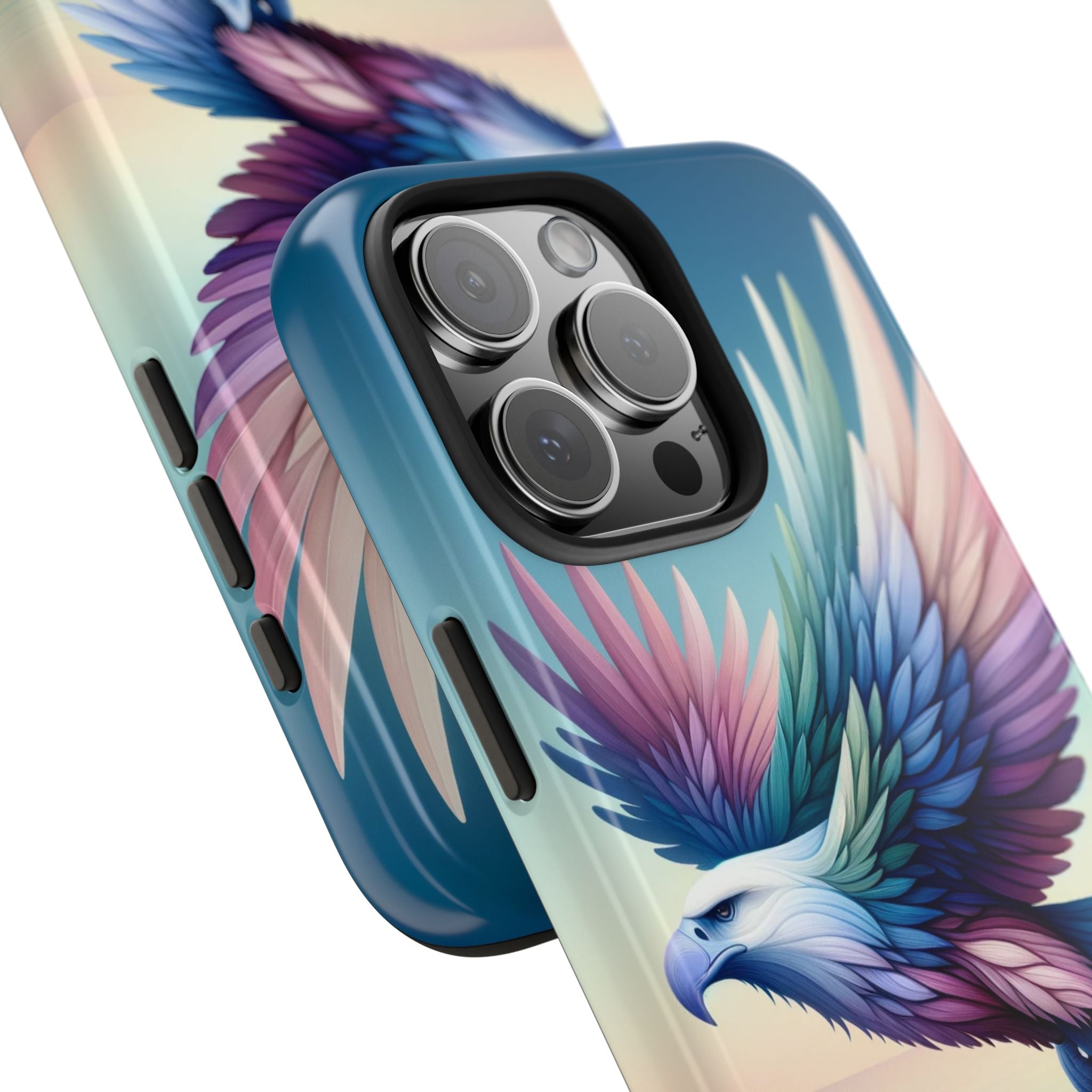 Eagle with colourful feathers - Tough Phone Case