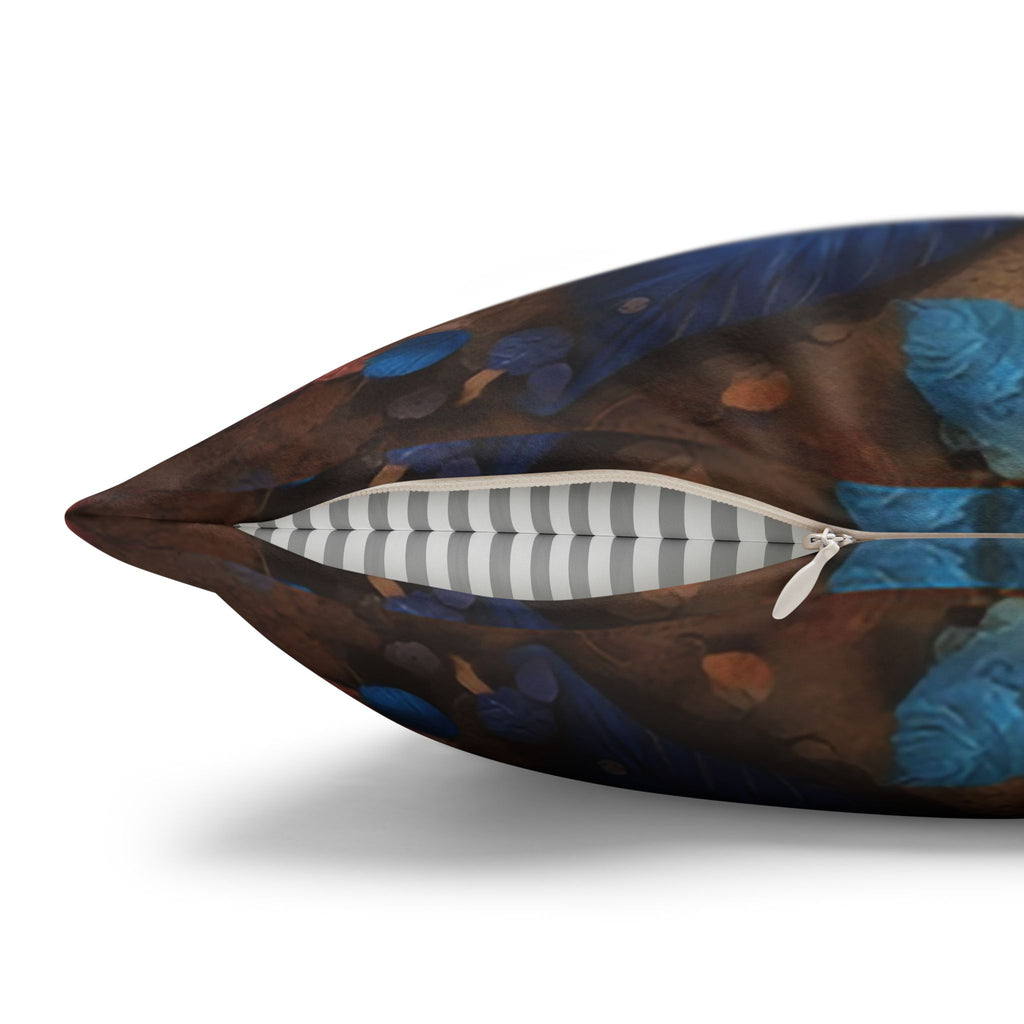 Magical leaves, pastel coloured - Suede Square Pillowcase