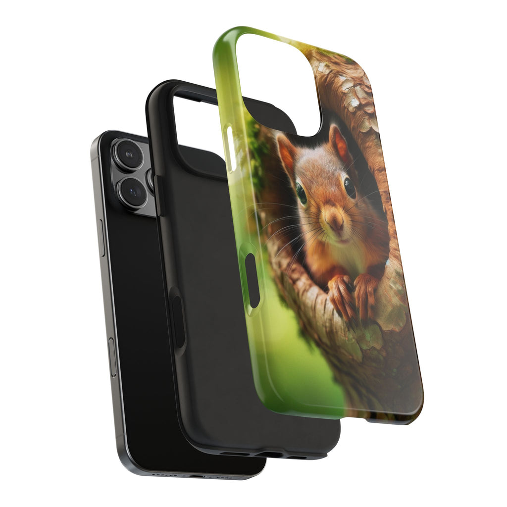 Squirrel in a tree - Tough Phone Case
