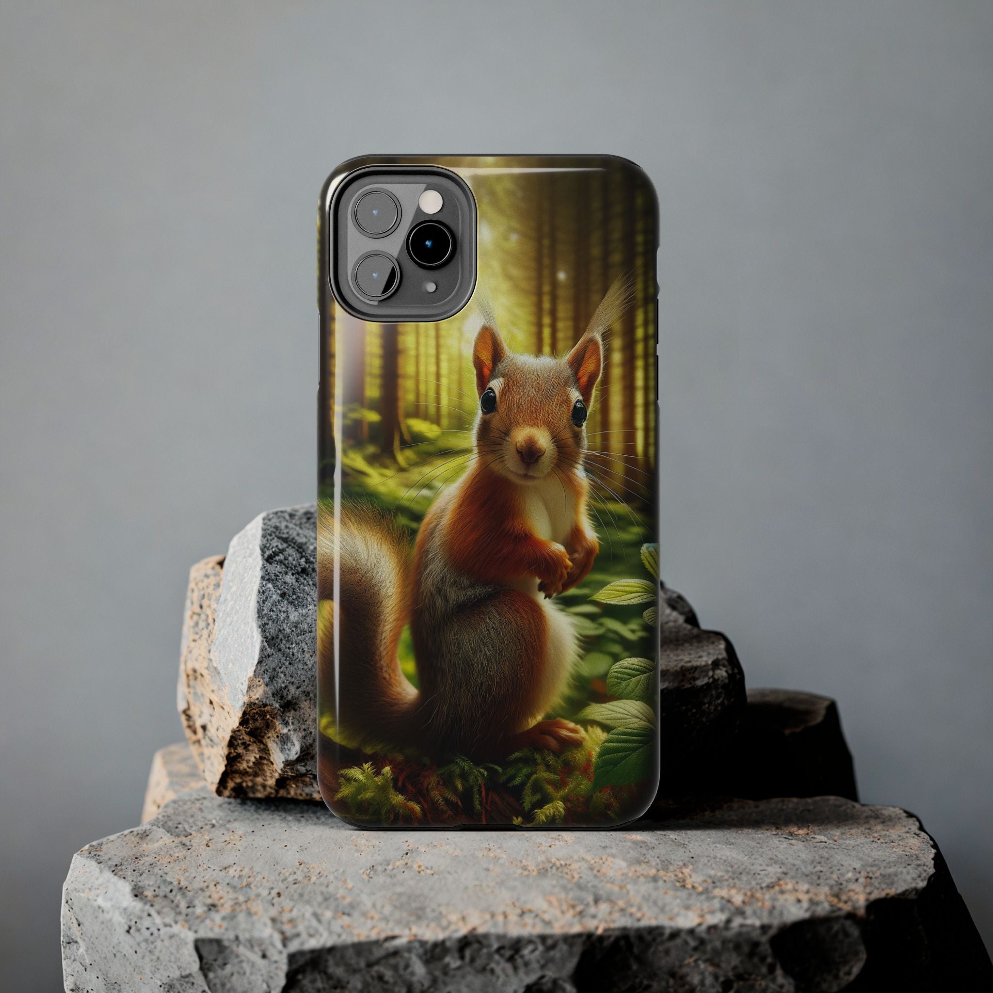 Curious squirrel - Tough Phone Case
