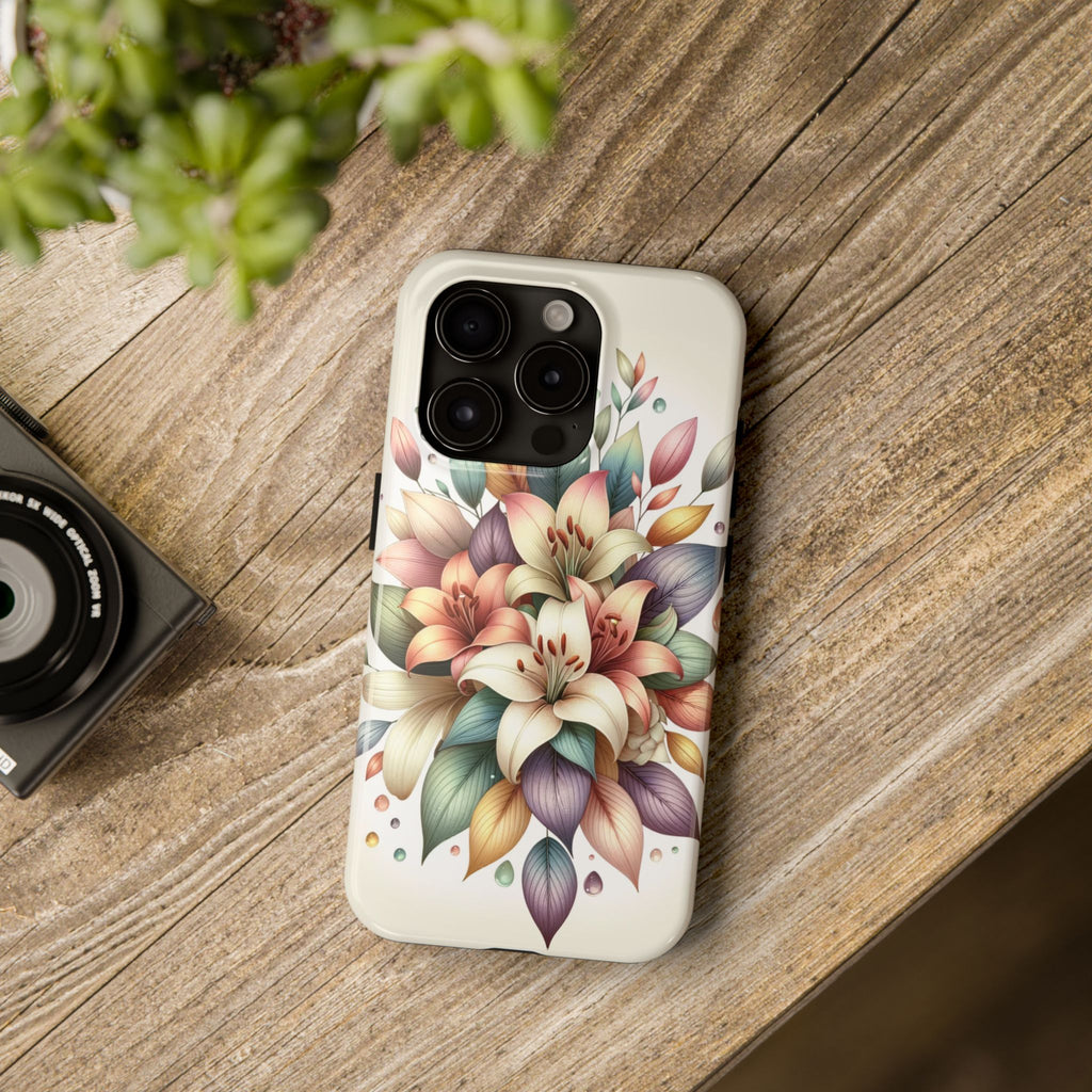 Phone Cases - Beautiful Lily Bouquet Design