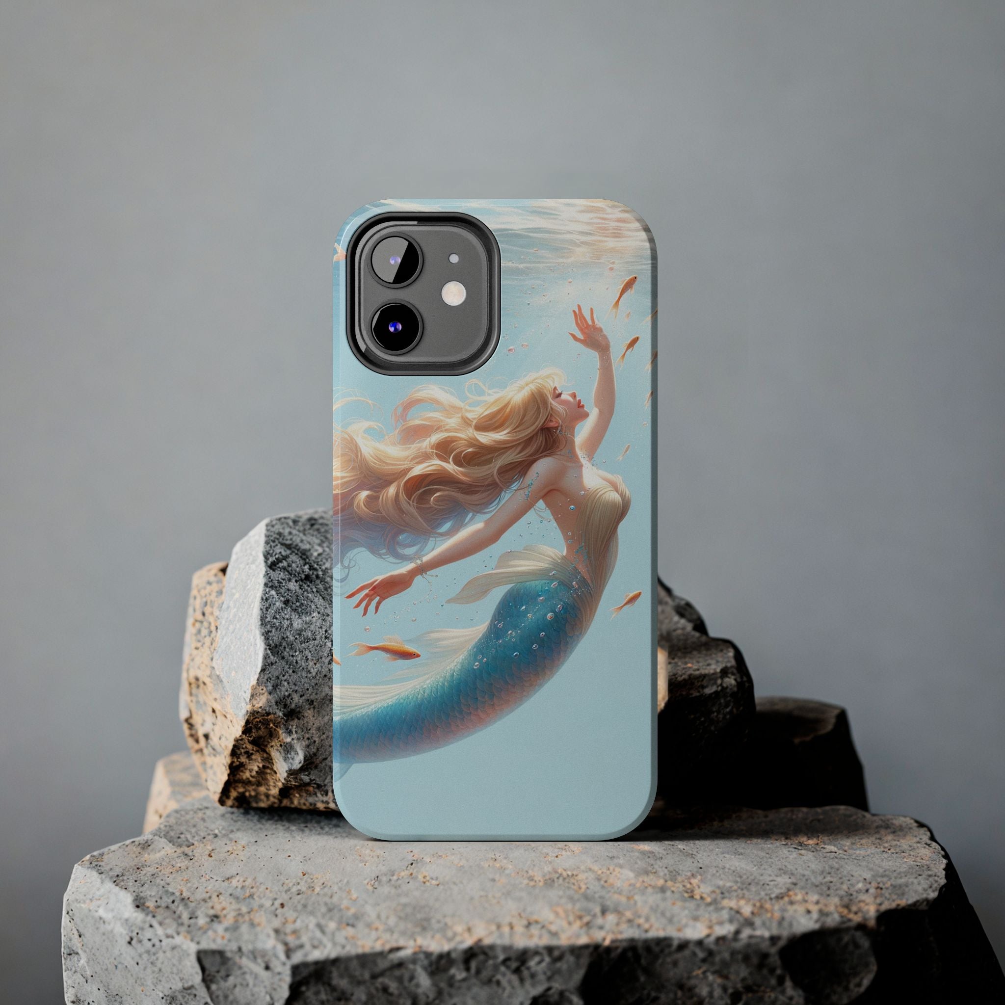 Blond mermaid - Tough Phone Case