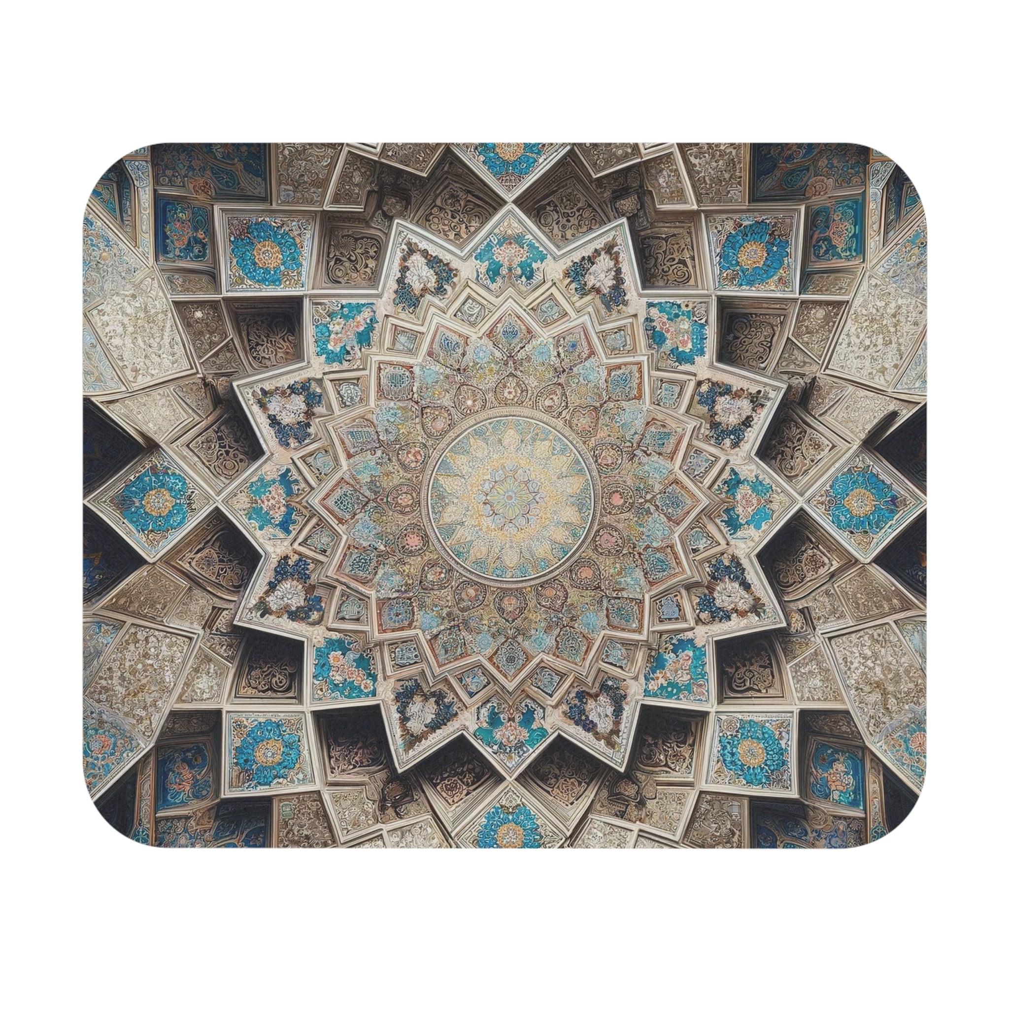 Persian-mausoleum-ceiling inspired design - Mouse Pad (Rectangle)